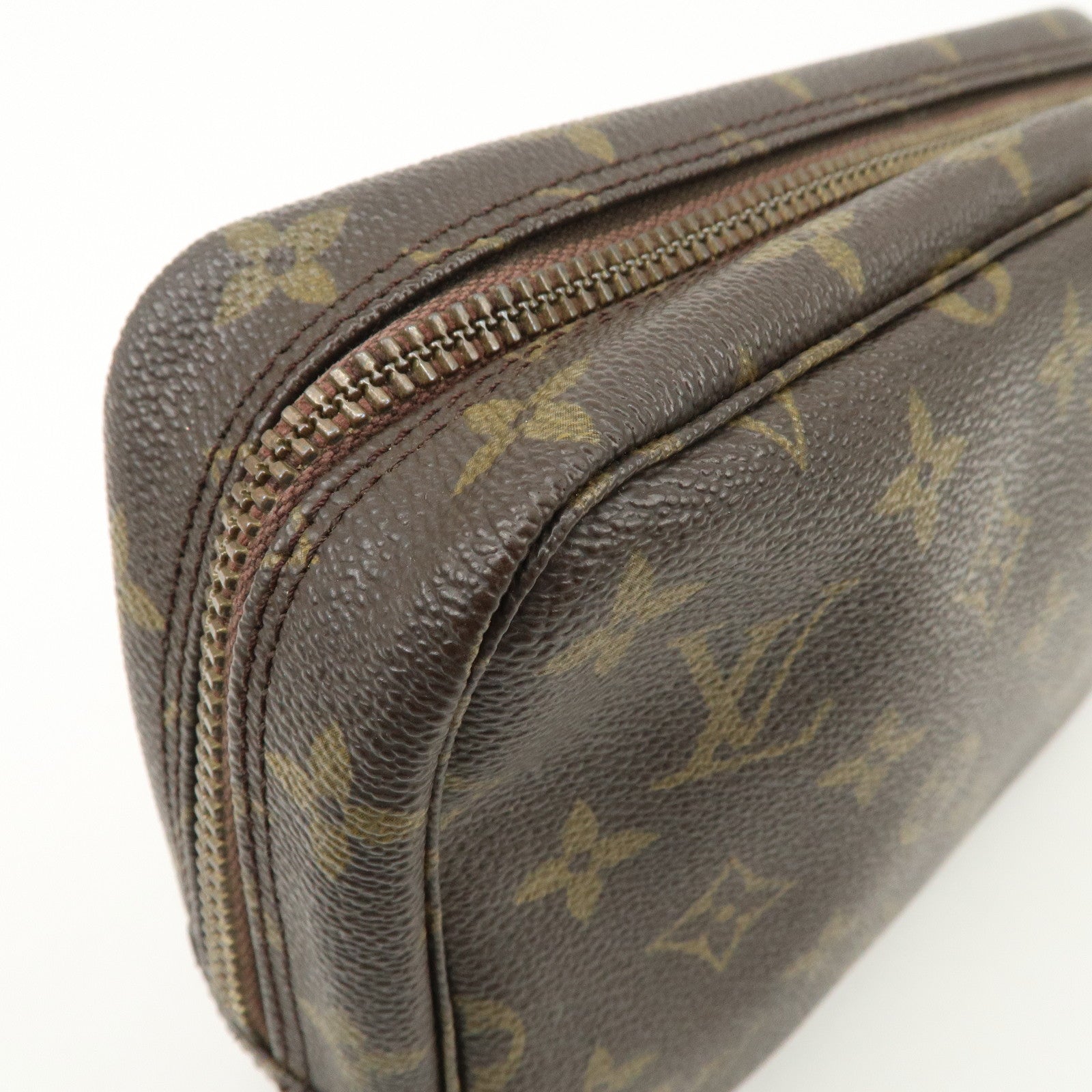Louis Vuitton Monogram Trousse Toilette 23 Pouch Brown M47524