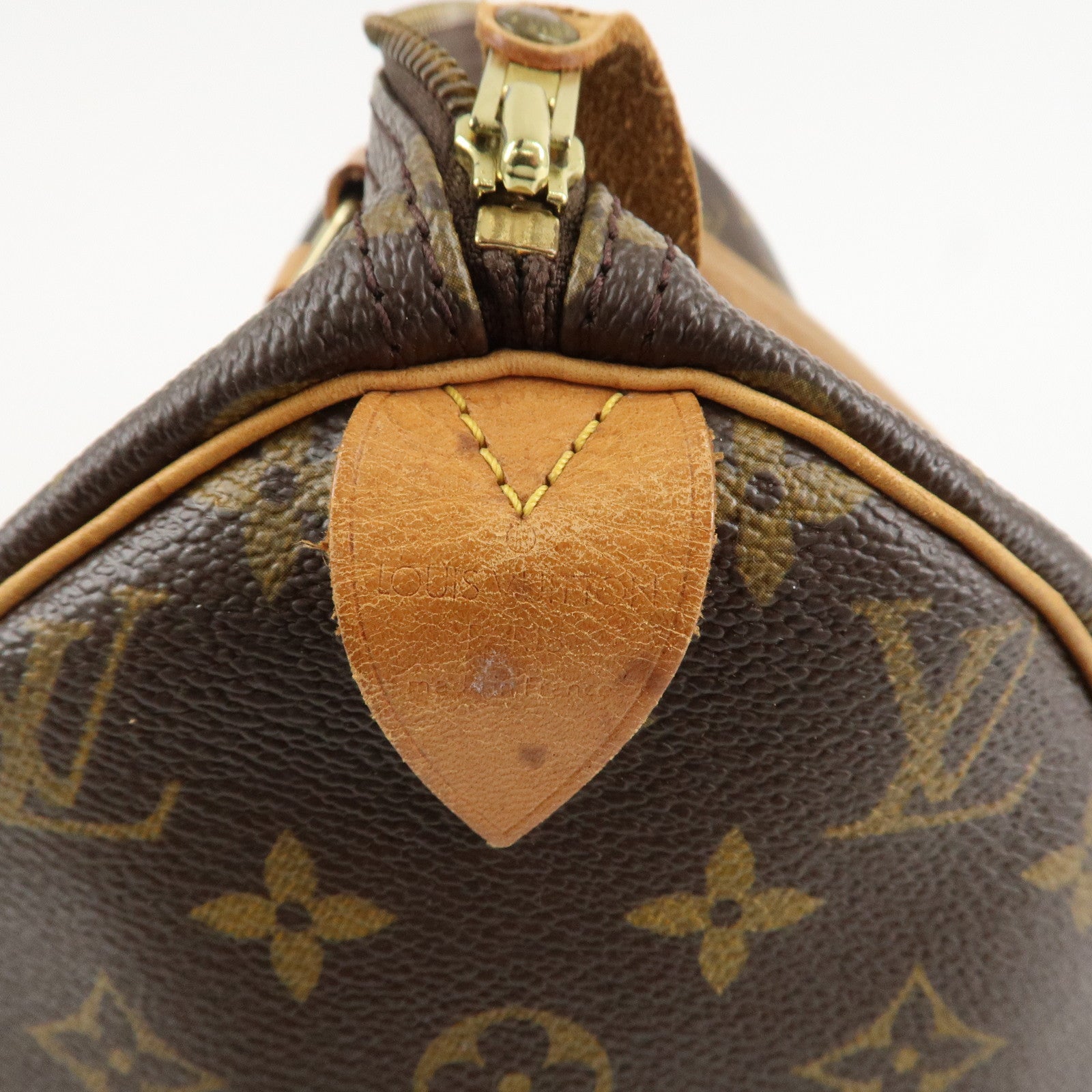 Louis Vuitton Monogram Speedy 30 Hand Bag Boston Bag M41526 Used