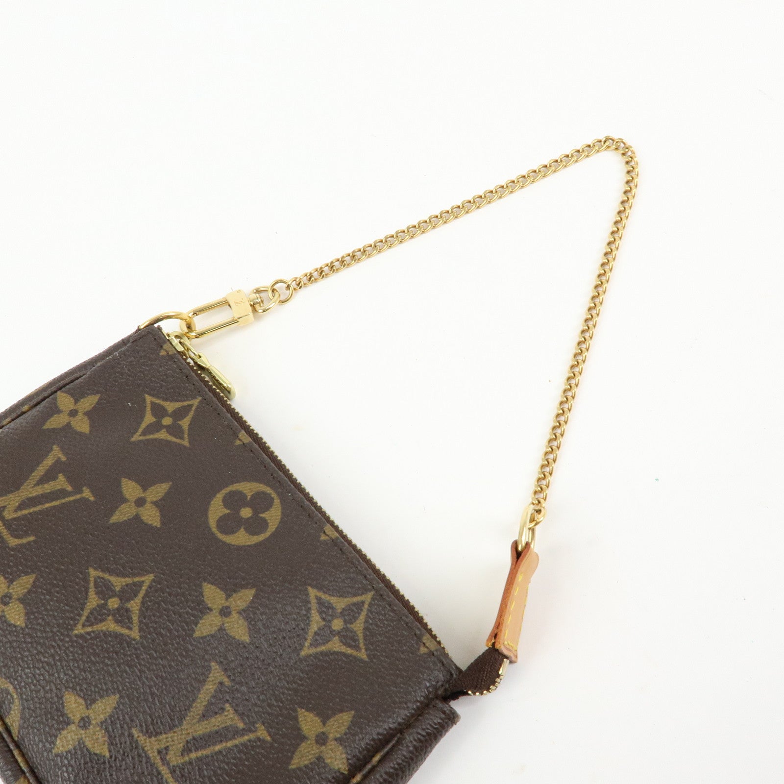 Louis Vuitton Monogram Mini Pochette Accessoires Hand Bag M58009