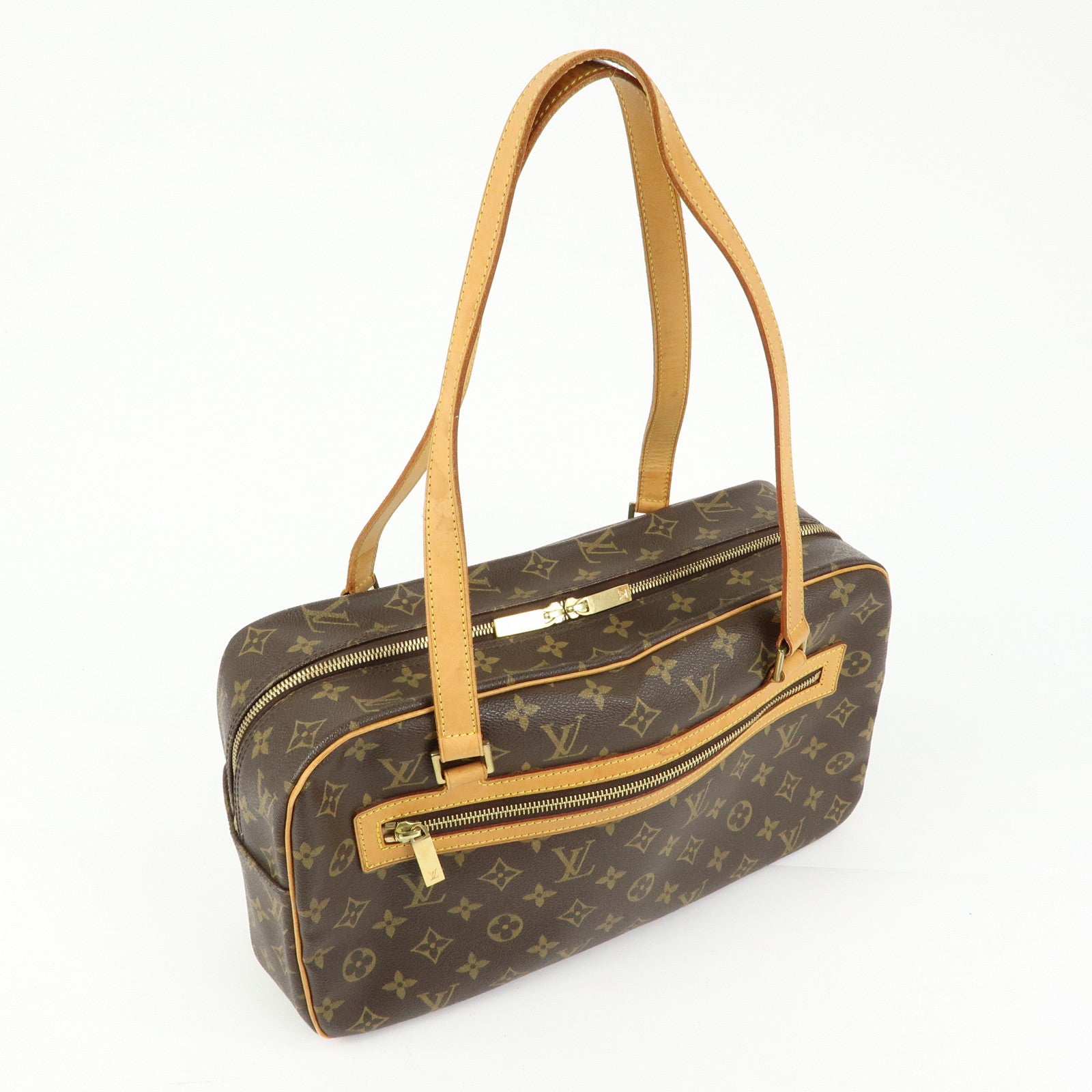 Louis Vuitton Monogram Cite GM Shoulder Bag Boston Bag Brown M51181
