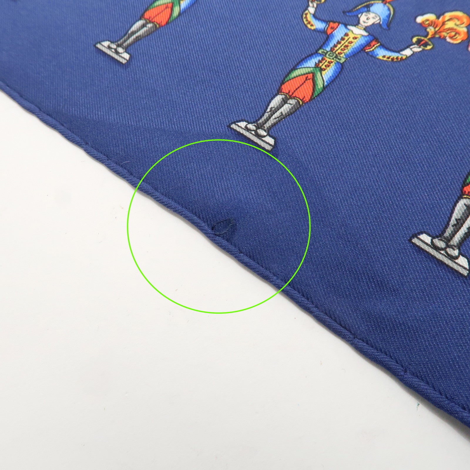 HERMES Carre 90 Silk 100% Scarf Les Artificiers Navy Purple