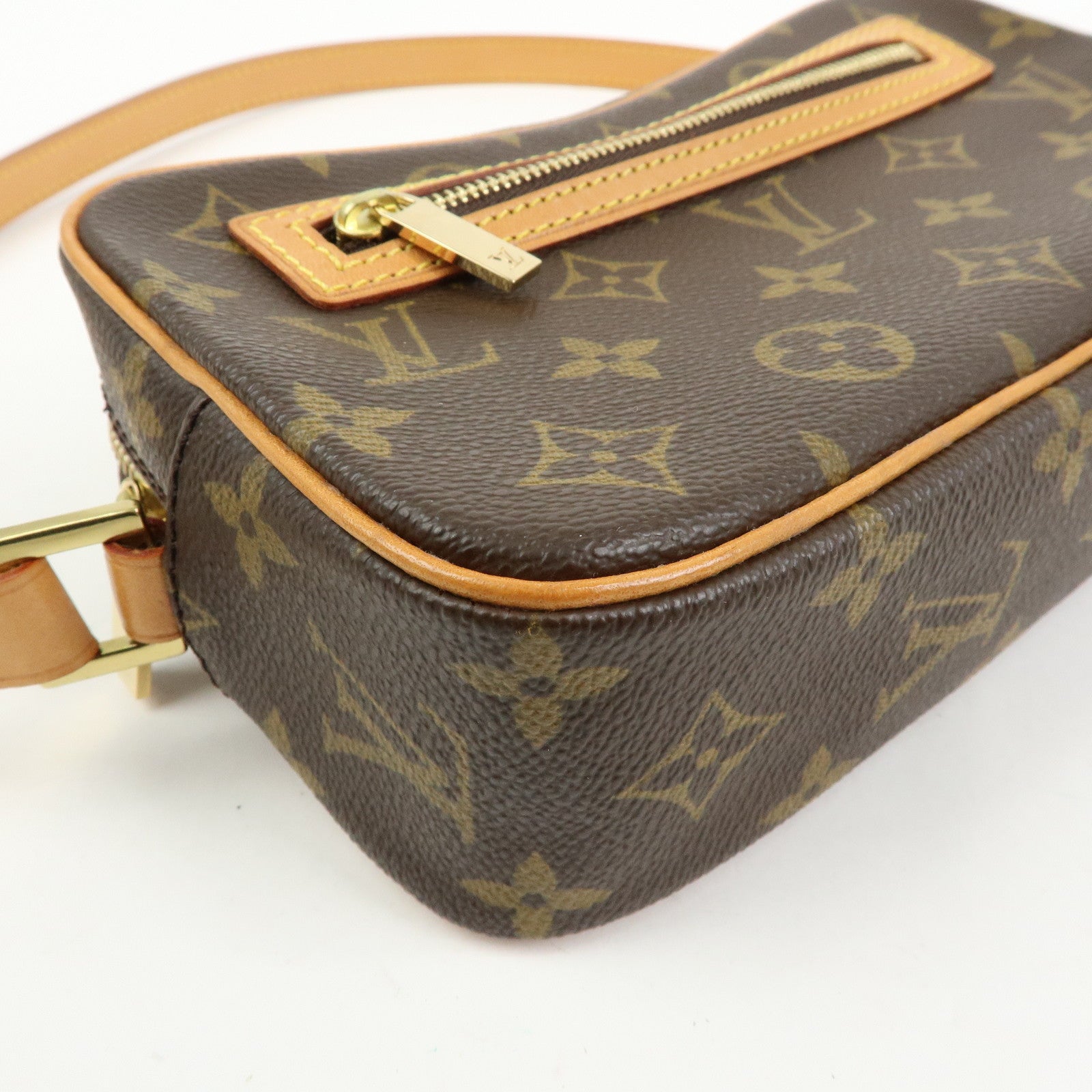Louis Vuitton Monogram Pochette Cite Shoulder Bag Brown M51183