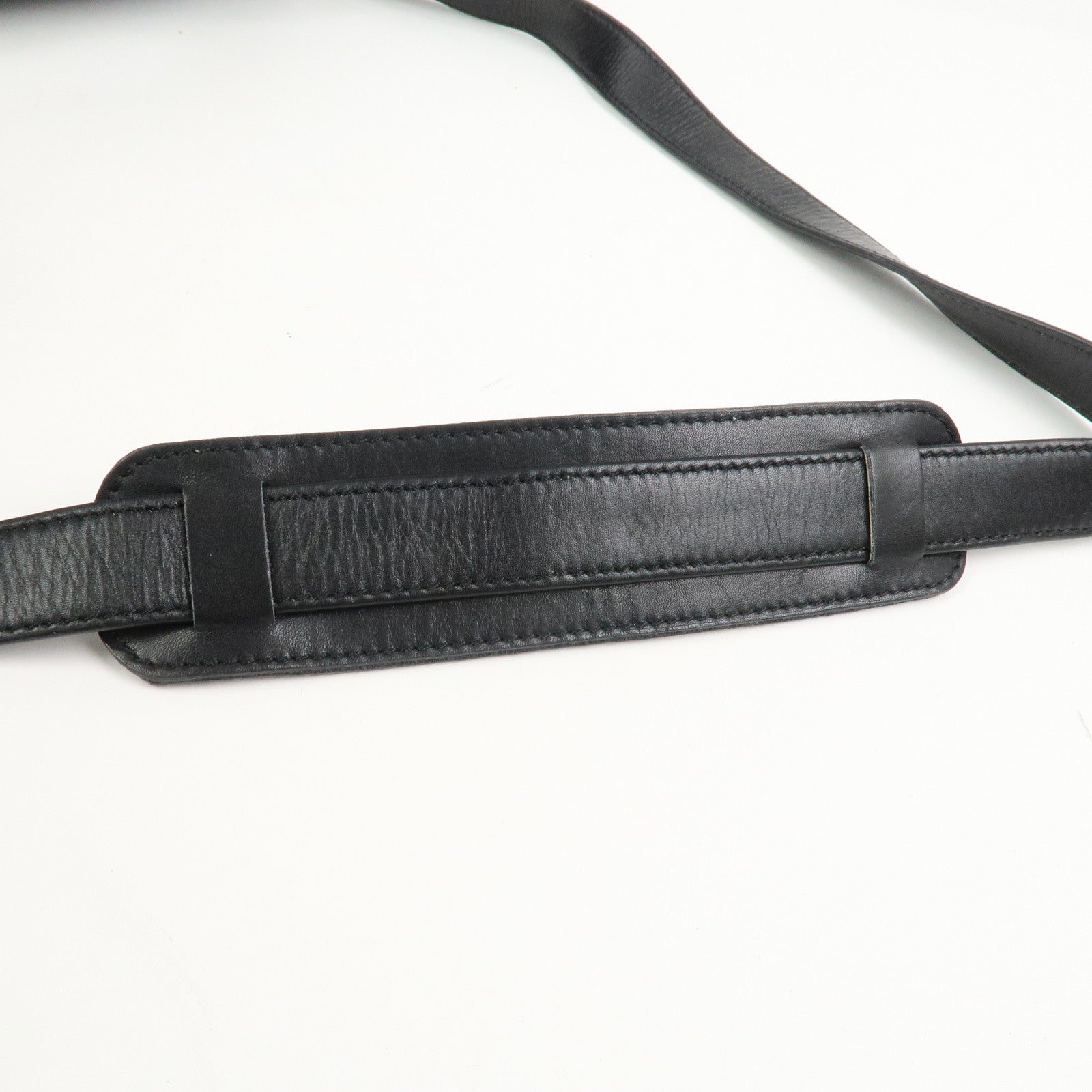 LOEWE Anagram Leather 2Way Bag Boston Bag Shoulder Bag Black