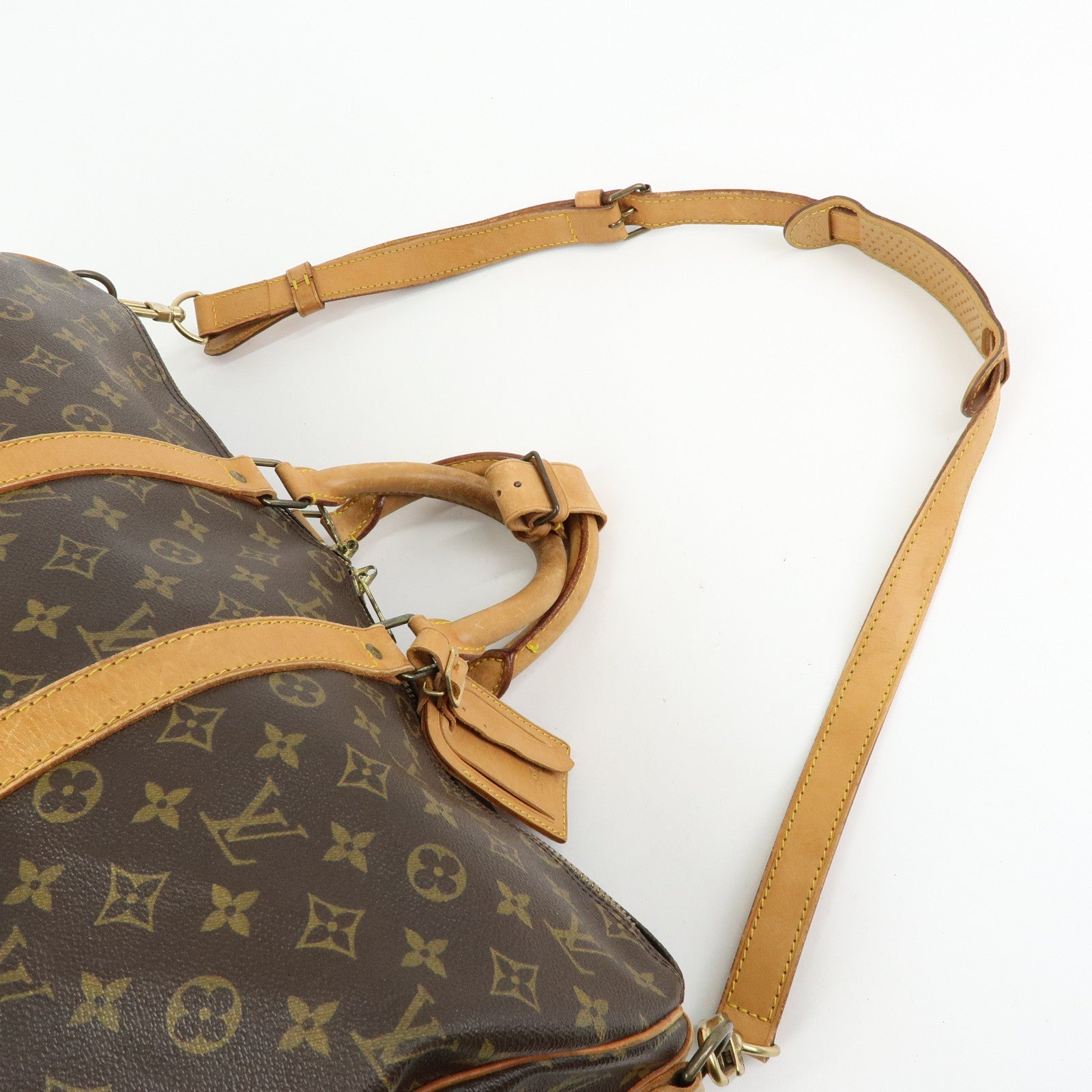 Louis Vuitton Monogram Keep All Bandouliere 45 Boston Bag M41418