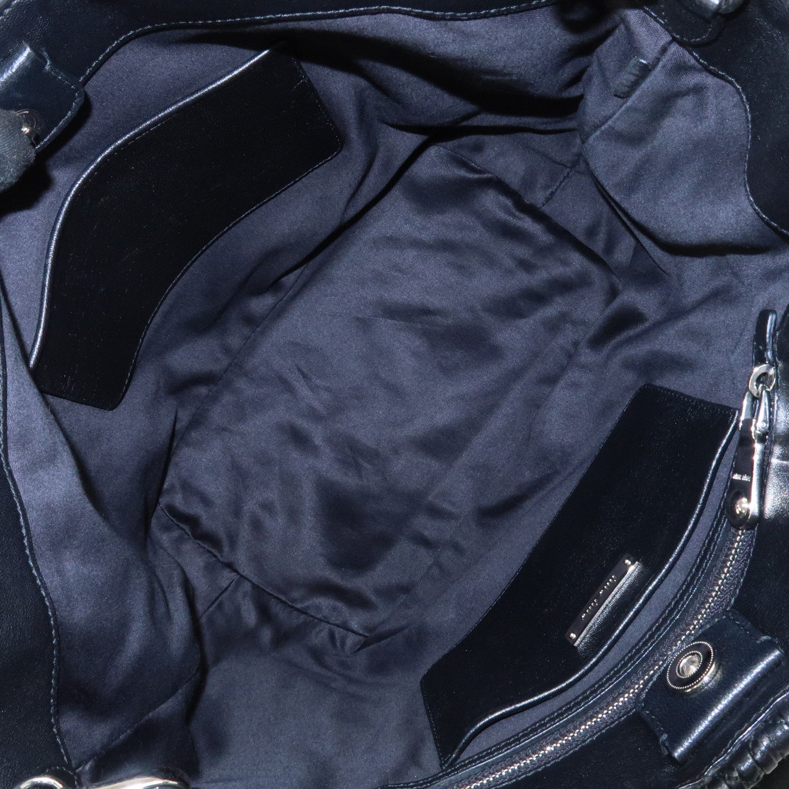 MIU MIU Matelasse Nappa Crystal 2Way Shoulder Bag Black 5BE896