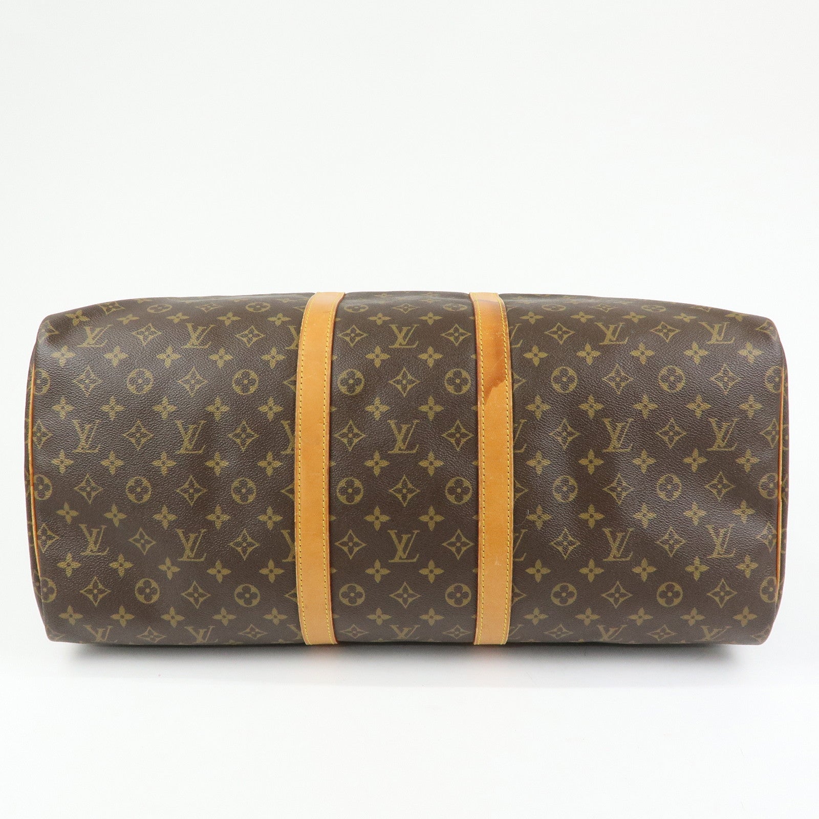 Louis Vuitton Monogram Keep All 55 Boston Bag Brown M41424