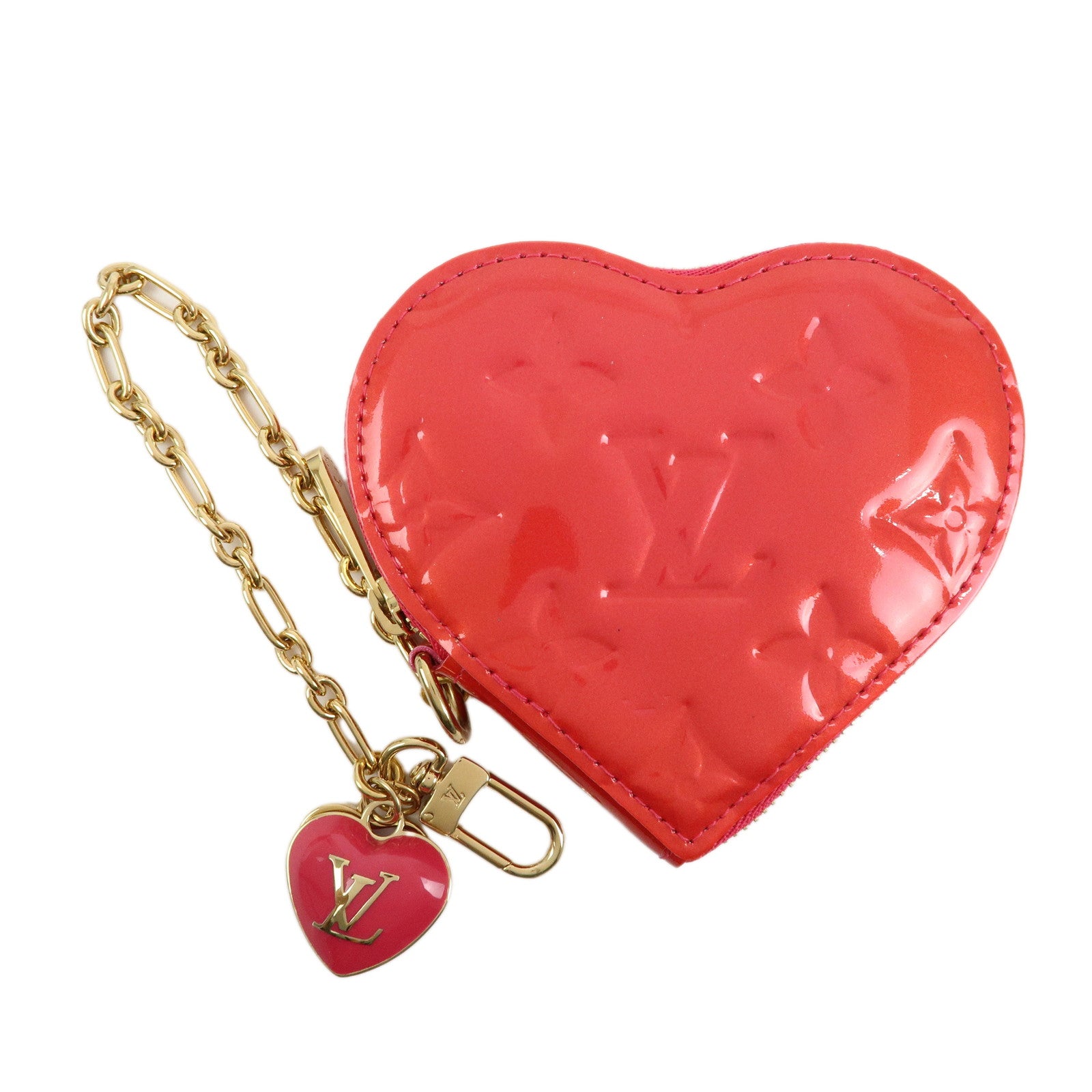 Louis Vuitton Monogram Vernis Porte Monnaie Coeur Coin Case M93657