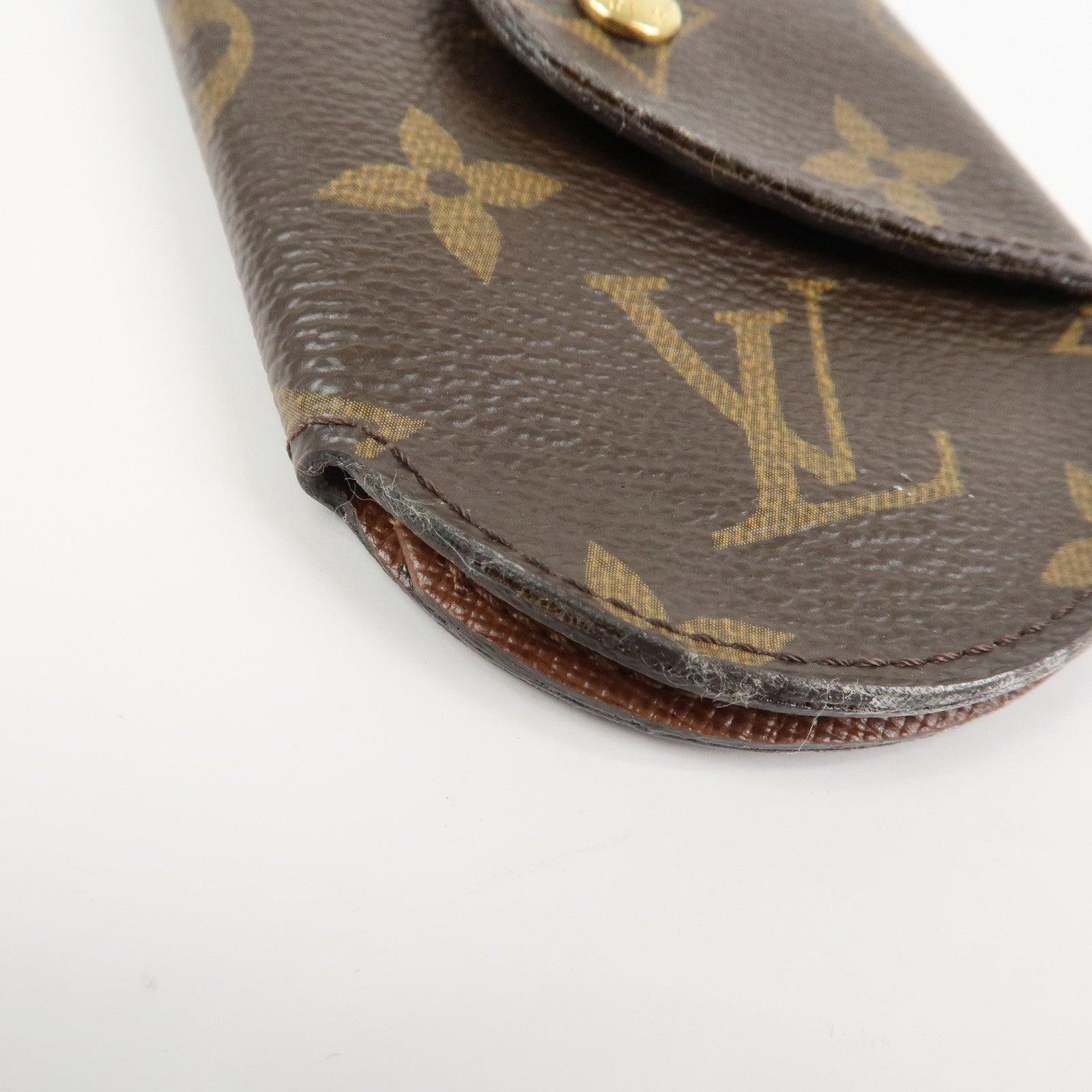 Louis Vuitton Monogram Rond GM Canvas Key Case Brown M60116