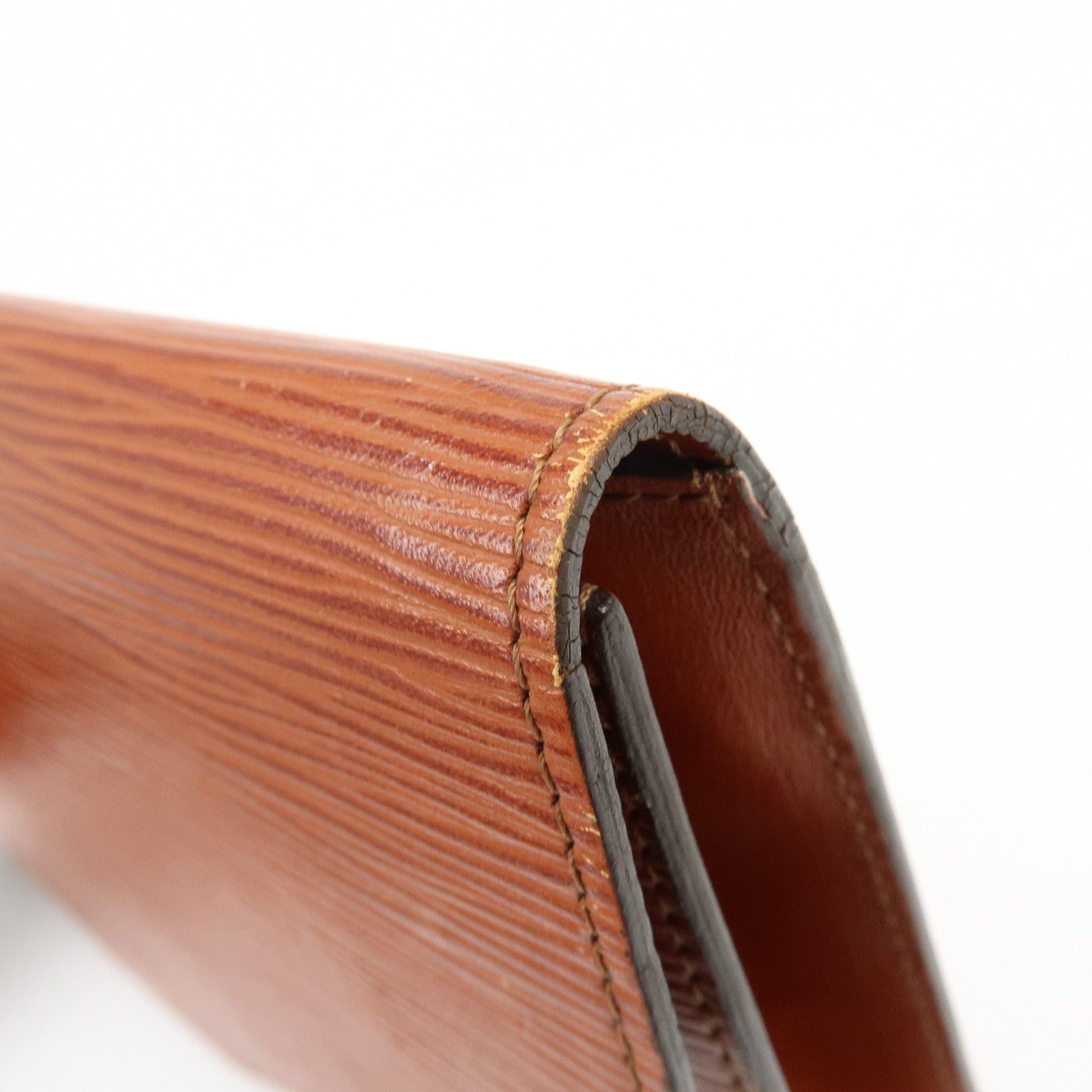 Louis Vuitton Epi Leather Art Deco Clutch Bag Kenya Brown M52633