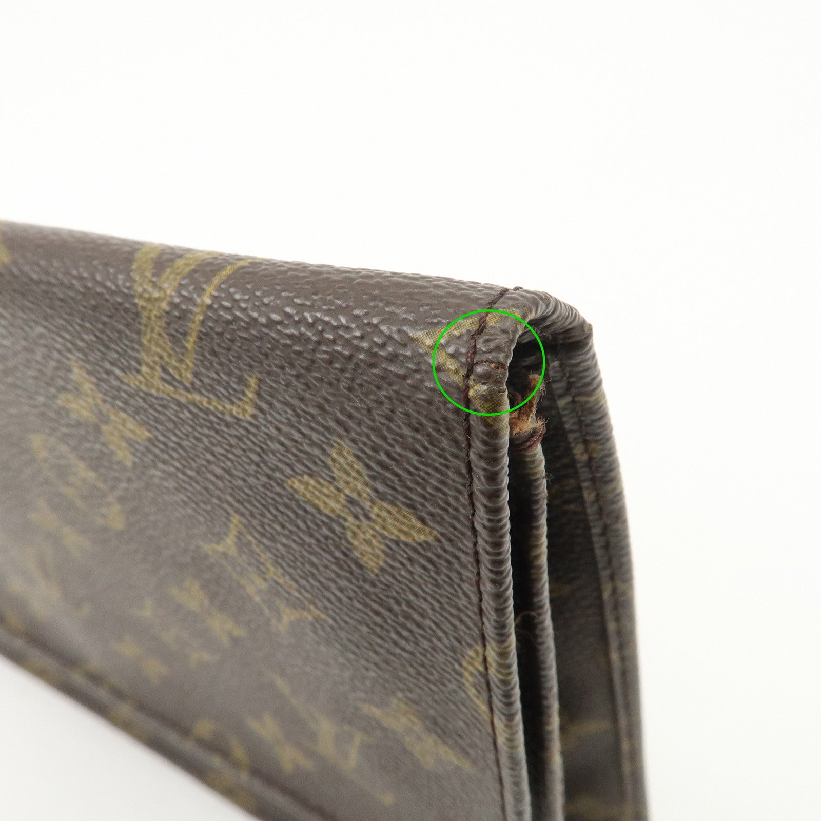 Louis Vuitton Monogram Pochette Lava 23 Clutch Bag M51940 Used