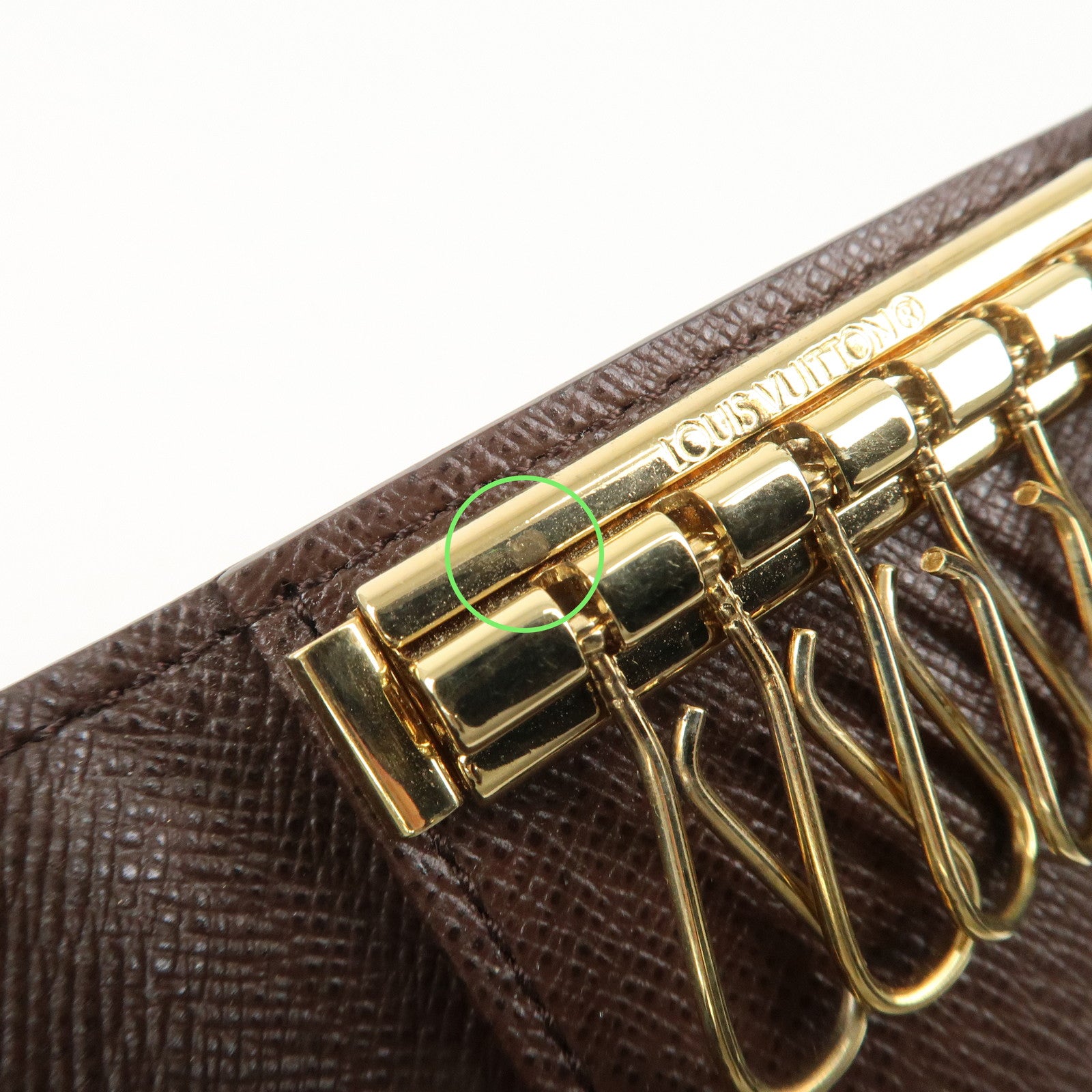 Louis Vuitton Damier Ebene Multicles 6 Key Case Brown N62630 Used