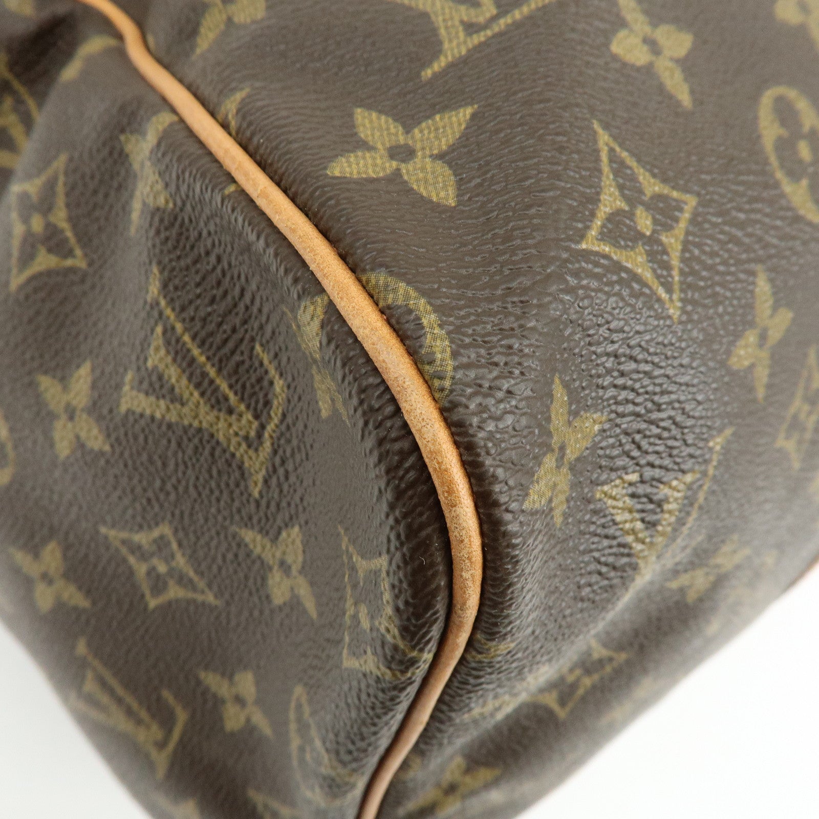 Louis Vuitton Monogram Sac Souple 45 Boston Bag Brown M41624