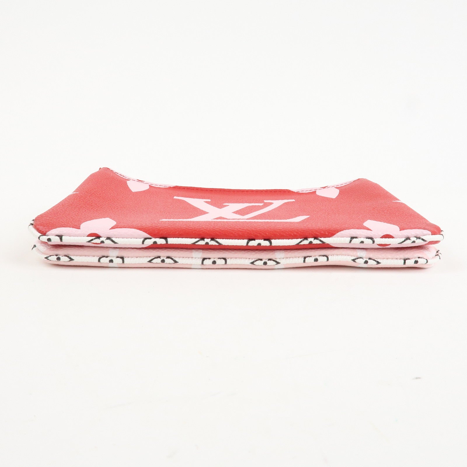 Louis Vuitton Monogram Giant Pochette Double Zip Pouch Rouge M67561 Used