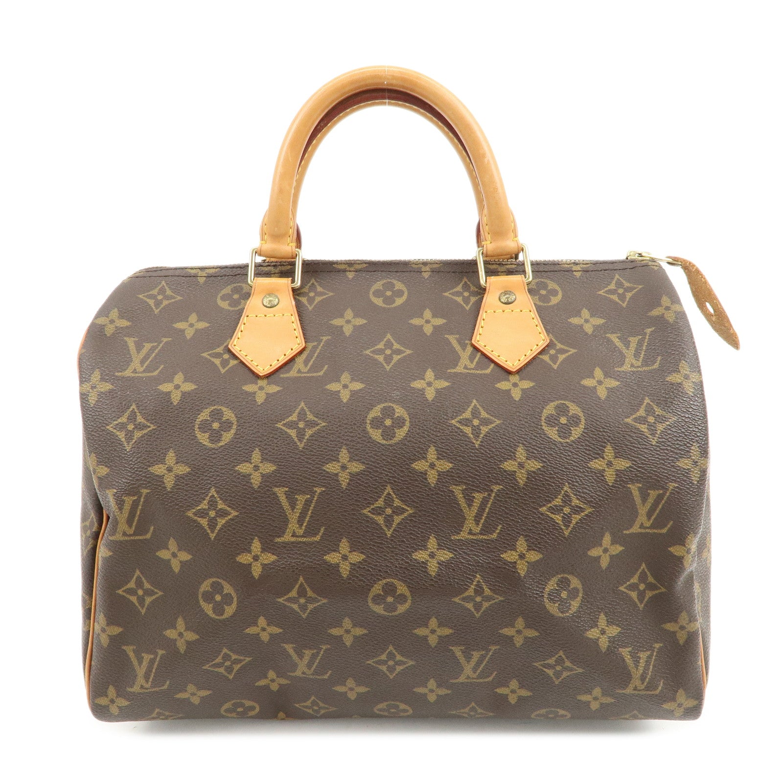 Louis Vuitton Monogram Speedy 30 Boston Bag Hand Bag Brown M41526