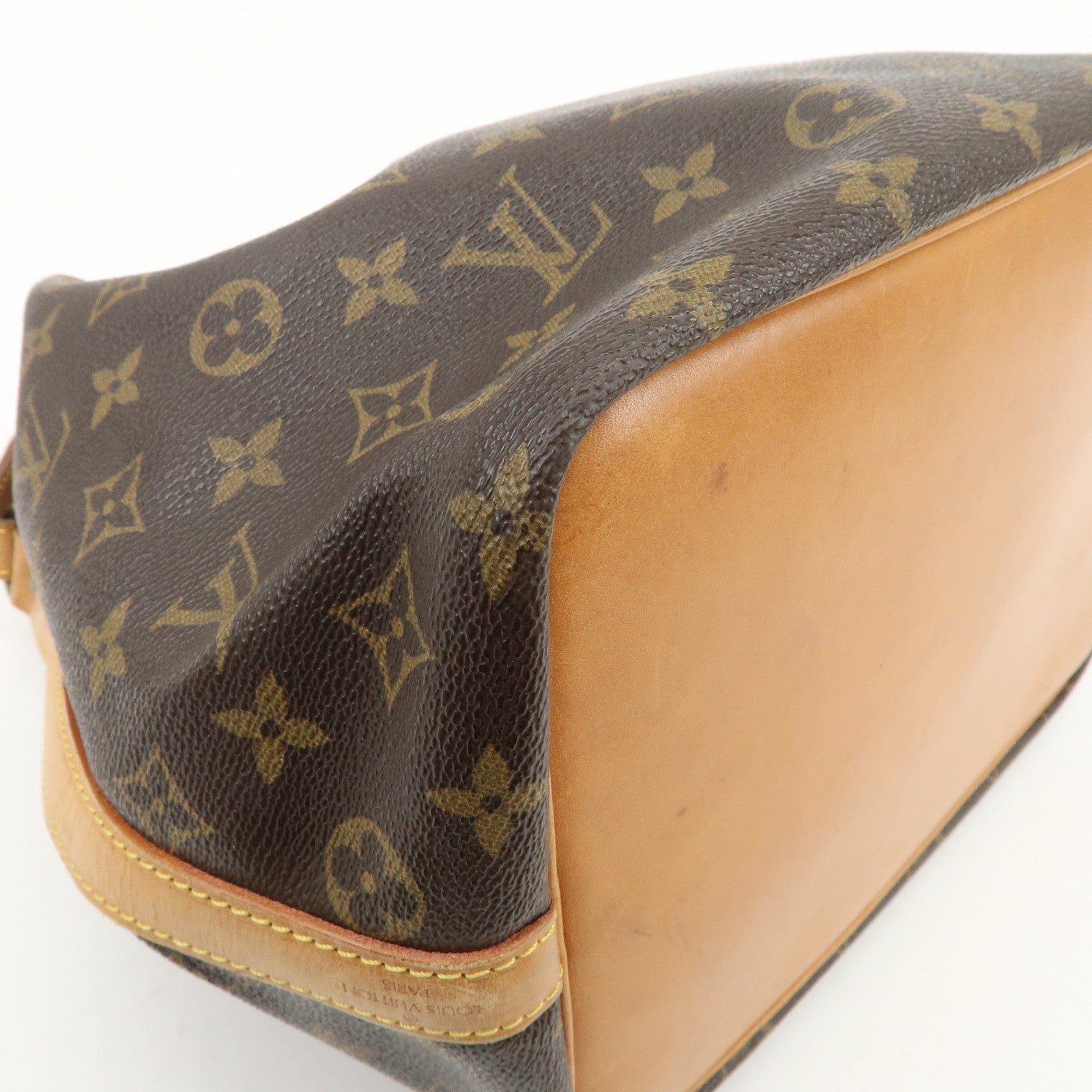 Louis Vuitton Monogram Petit Noe Shoulder Bag Brown M42226