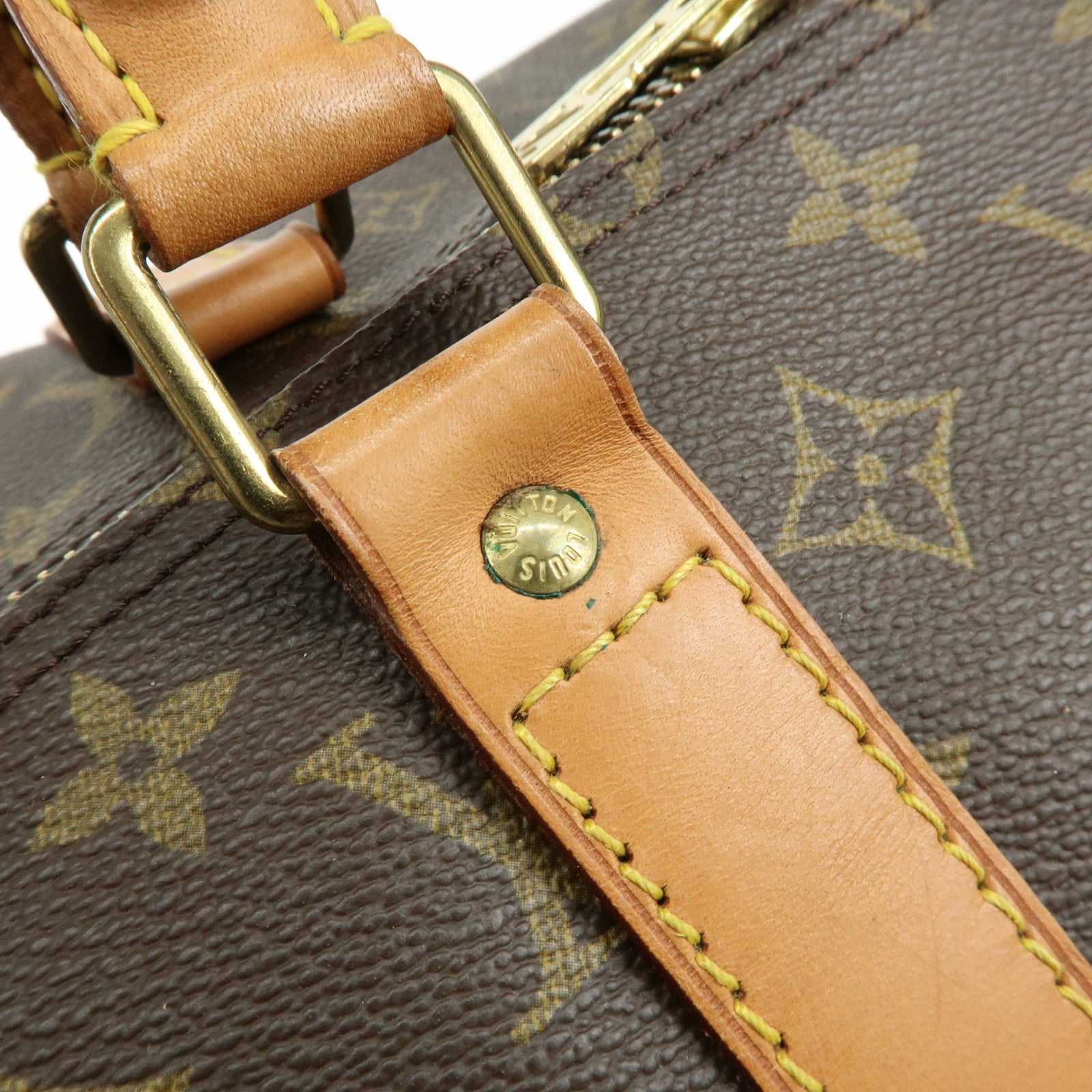 Louis Vuitton Monogram Keep All 55 Boston Bag Brown M41424
