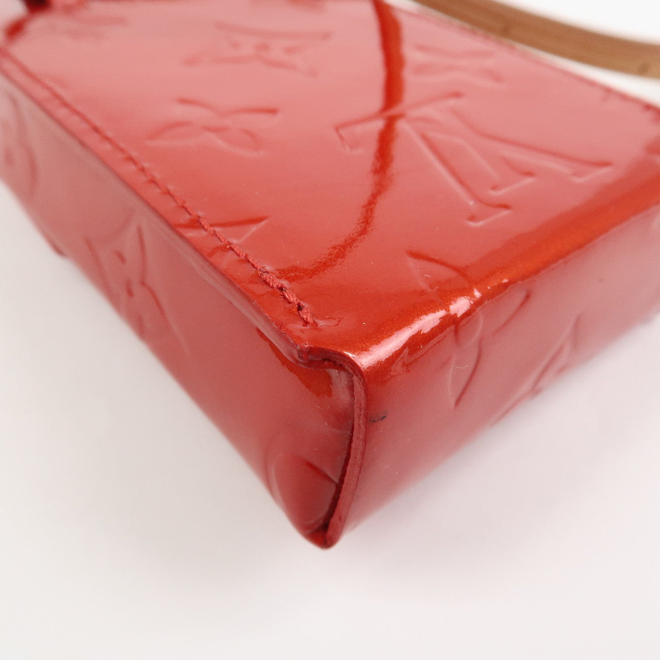 Louis Vuitton Monogram Vernis Green Cigarette Case Rouge M91155