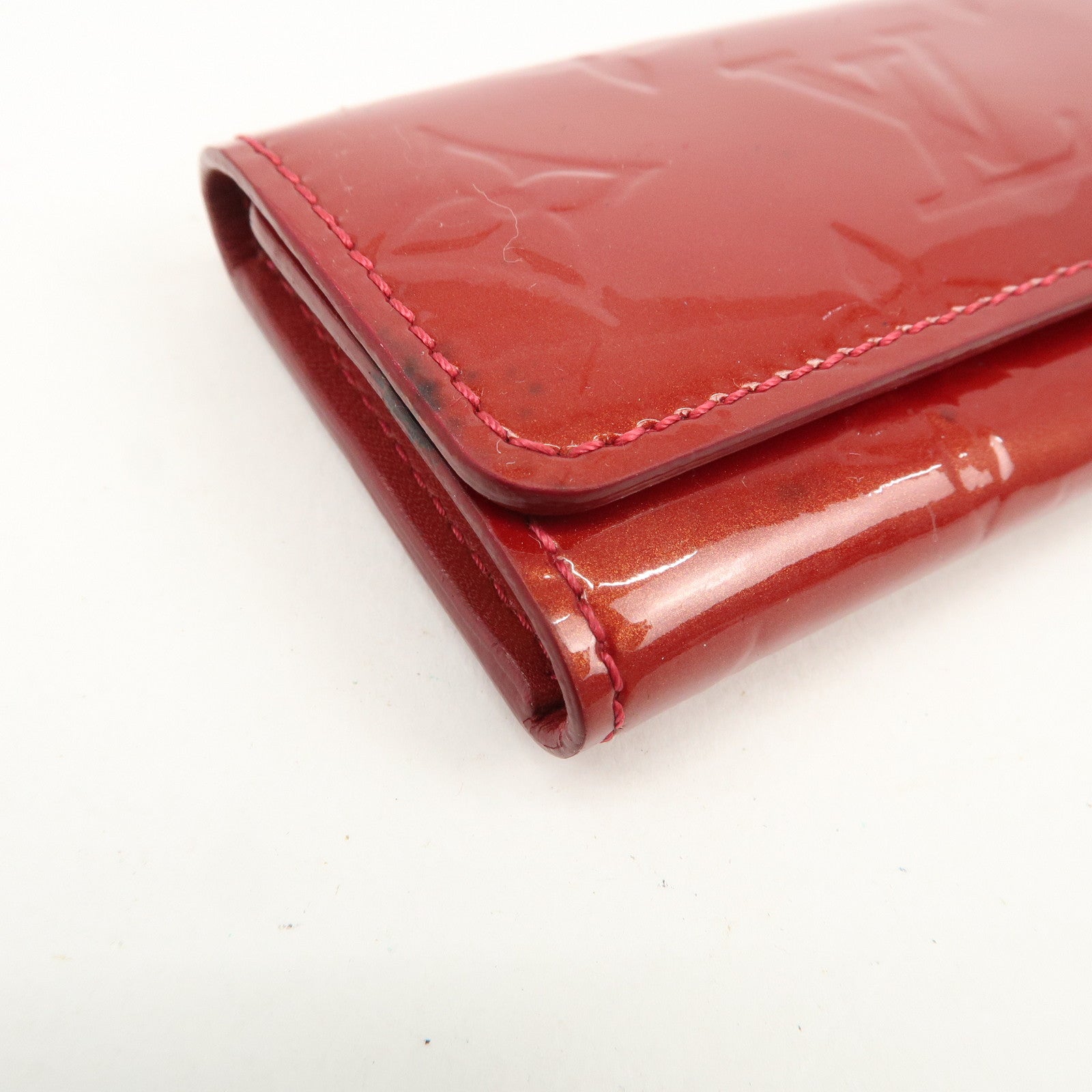 Louis Vuitton Monogram Vernis Multicles 4 Key Case Cerise M90204