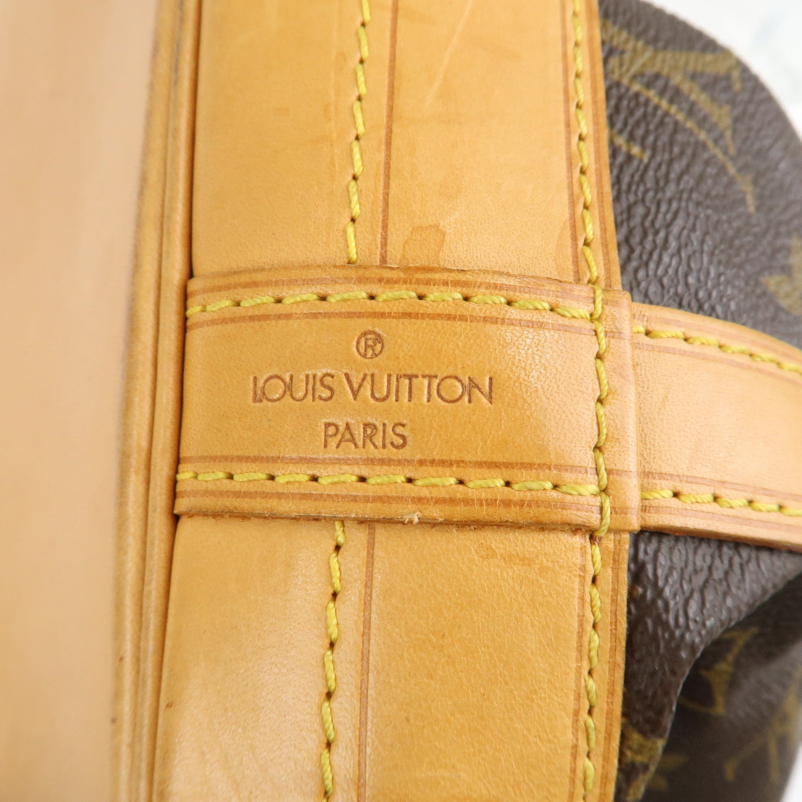Louis Vuitton Monogram Noe Shoulder Bag Hand Bag Brown M42224