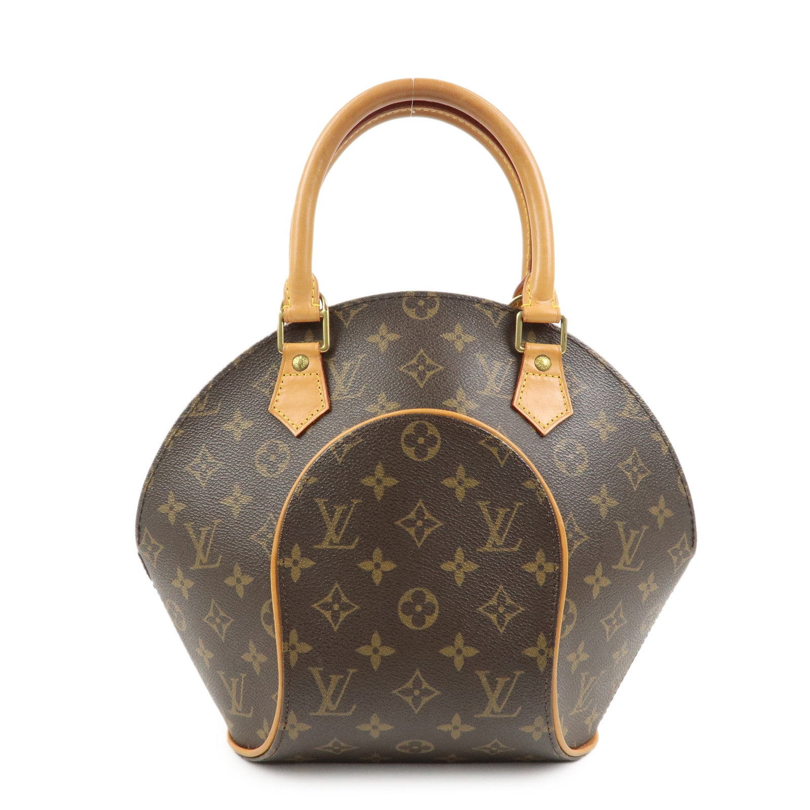 Louis Vuitton Monogram Ellipse PM Hand Bag Brown M51127