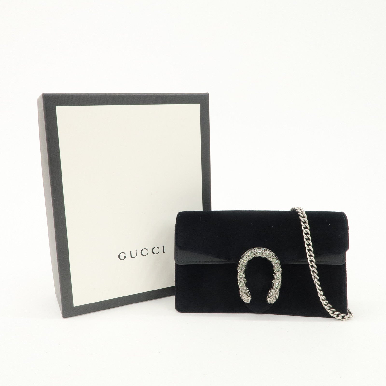 GUCCI Dionysus Super Mini Bag Velvet Chain Shoulder Bag 476432