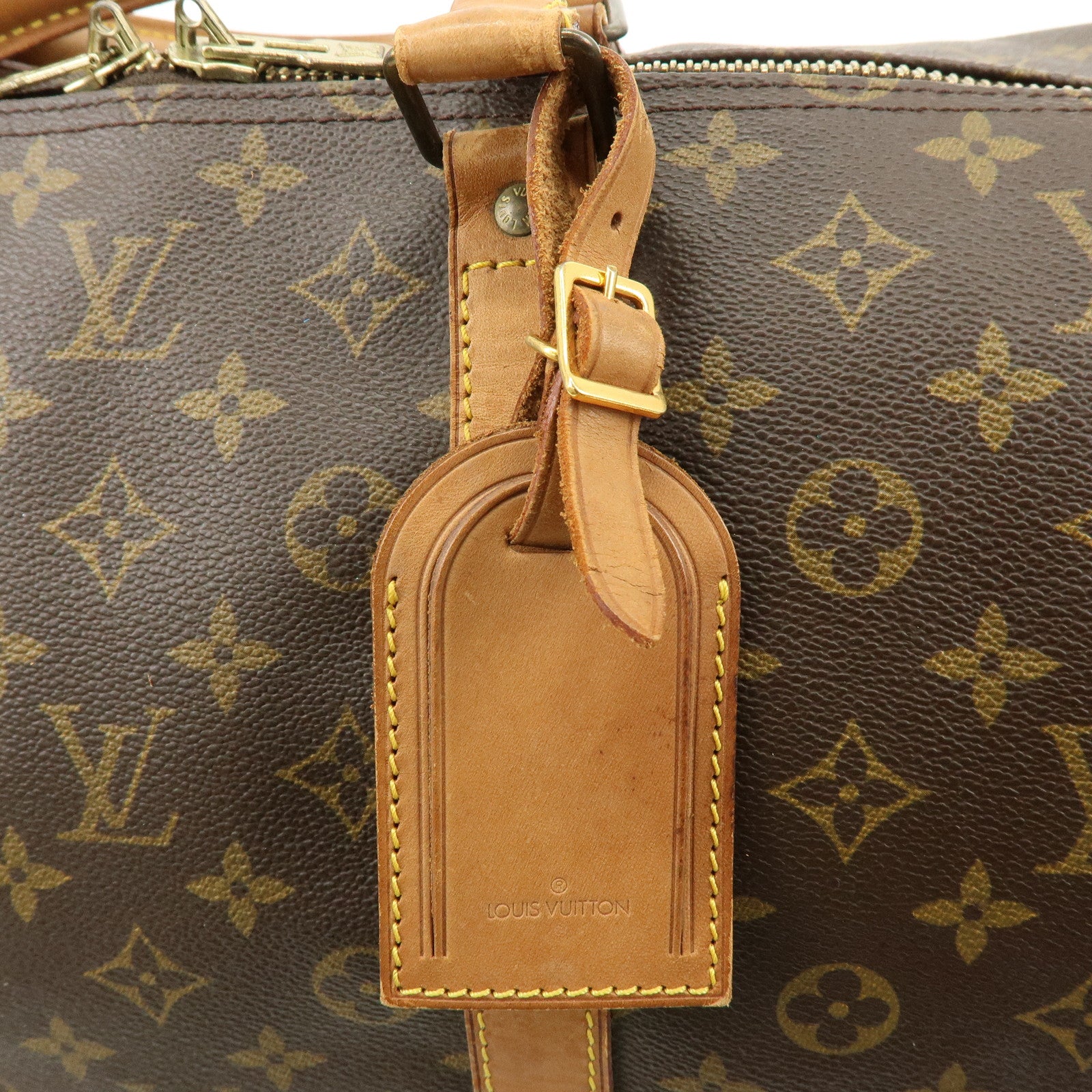 Louis Vuitton Monogram Keep All 55 Boston Bag Brown M41424