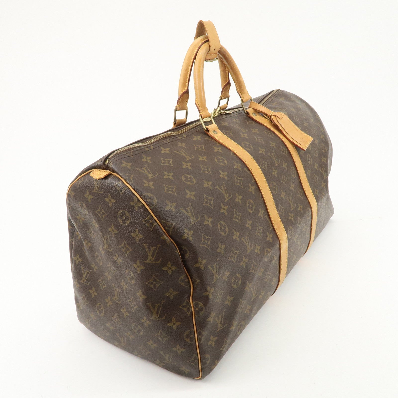 Louis Vuitton Monogram Keep All 55 Boston Bag Travel Bag M41424 Used