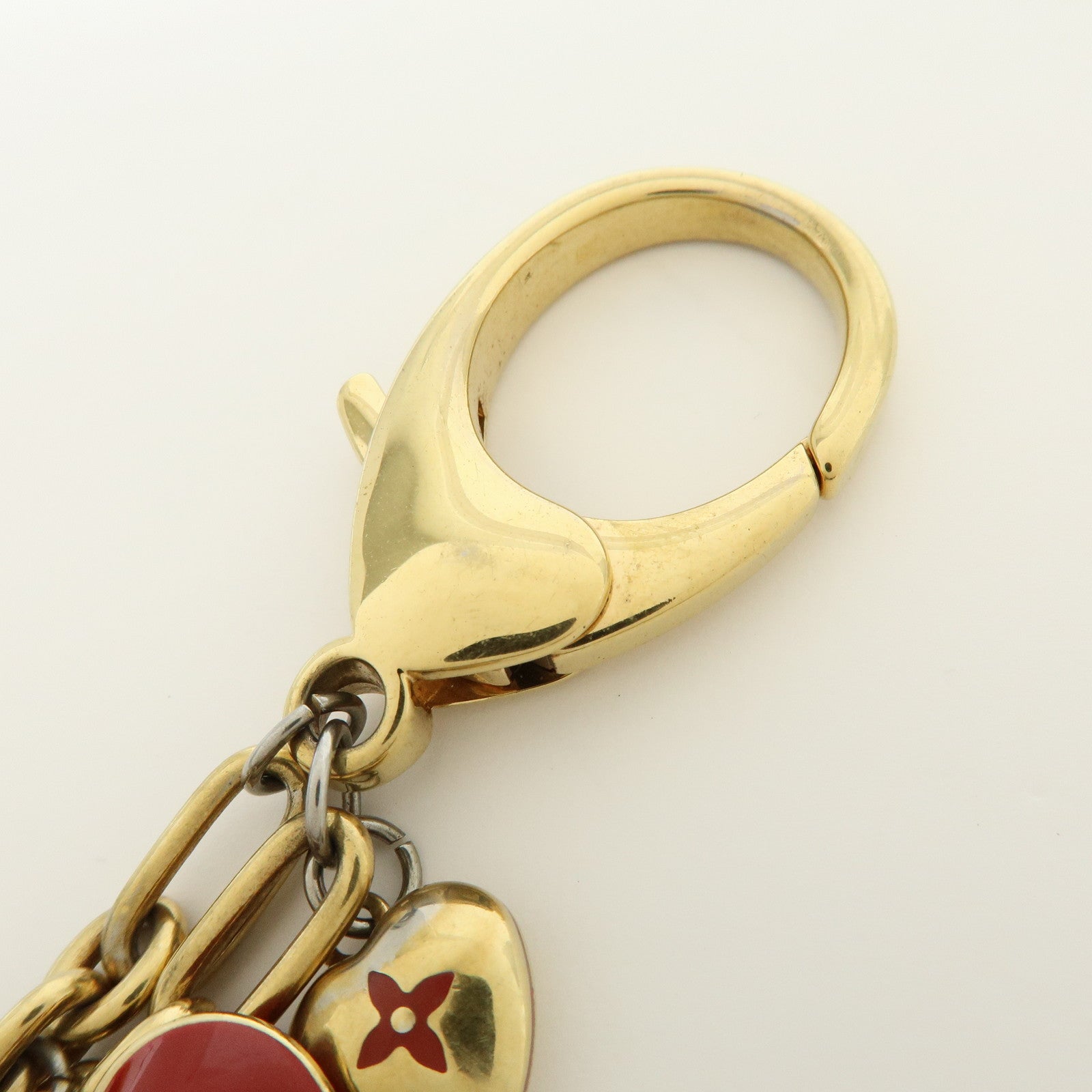Louis Vuitton Bijoux Sac Coeur Pomme d'Amour Heart Bag Charm M65758