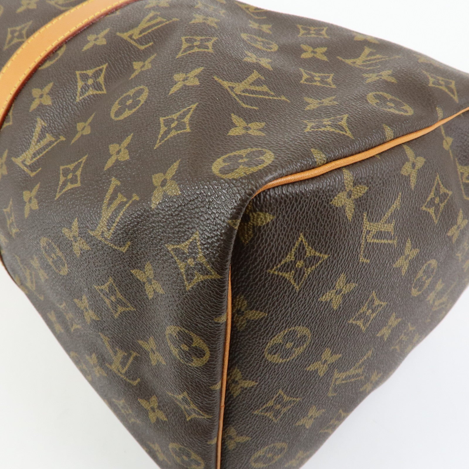 Louis Vuitton Monogram Keep All 50 Boston Bag Hand Bag Brown M41426