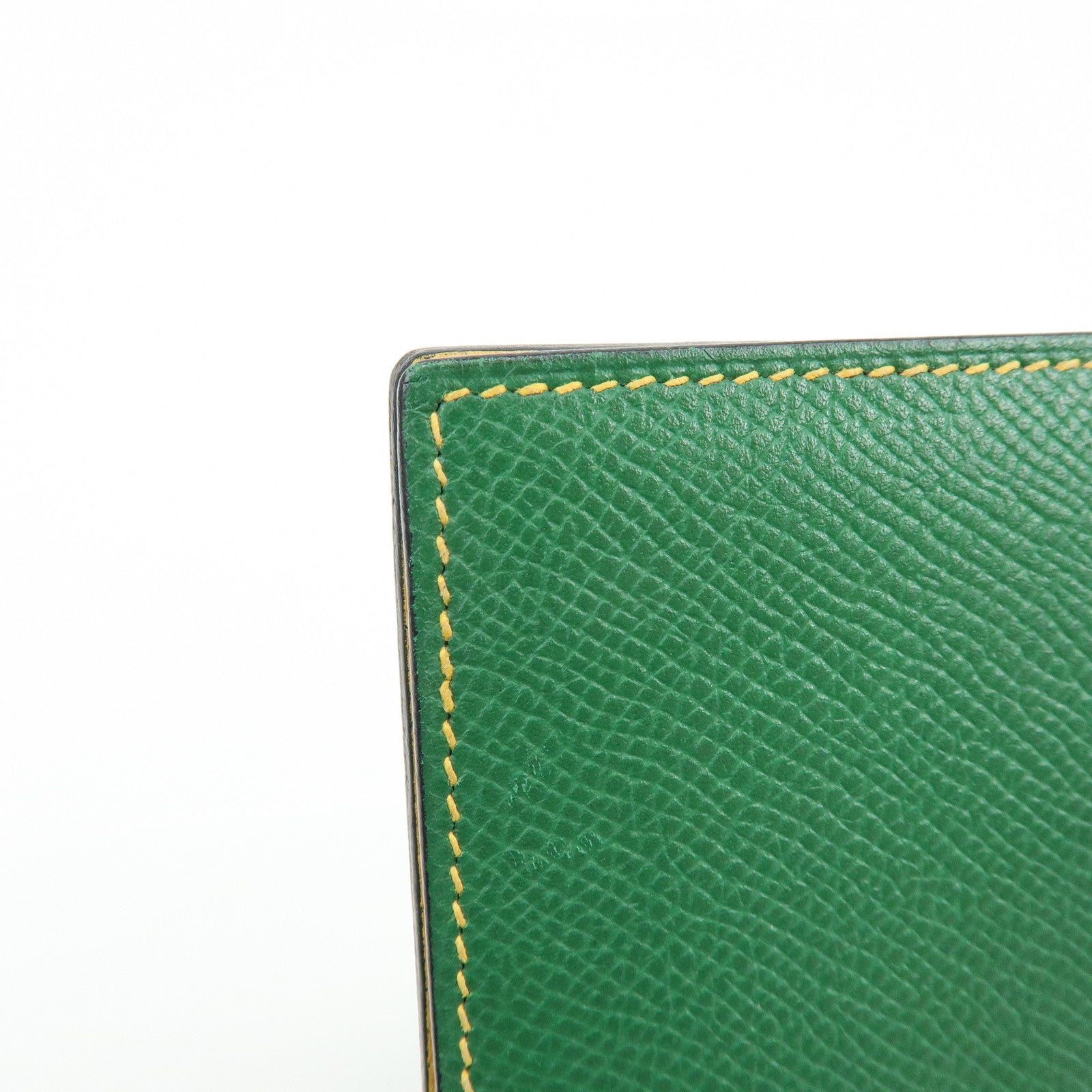 HERMES Veau Epsom Agenda GM Planner Cover □A Stamped Green