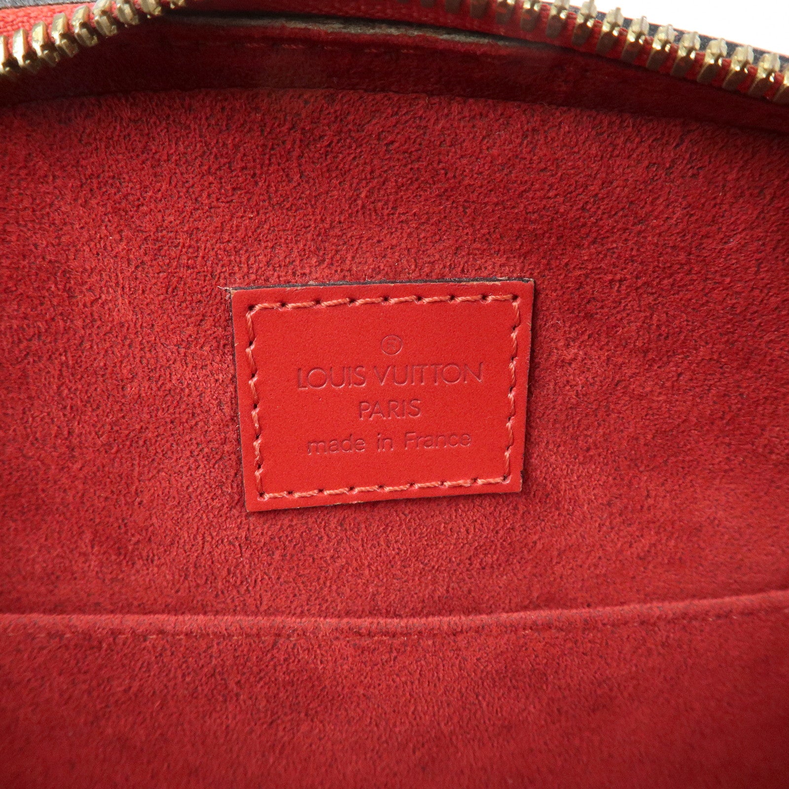 Louis Vuitton Epi Leather Jasmine Hand Bag Castilian Red M52087