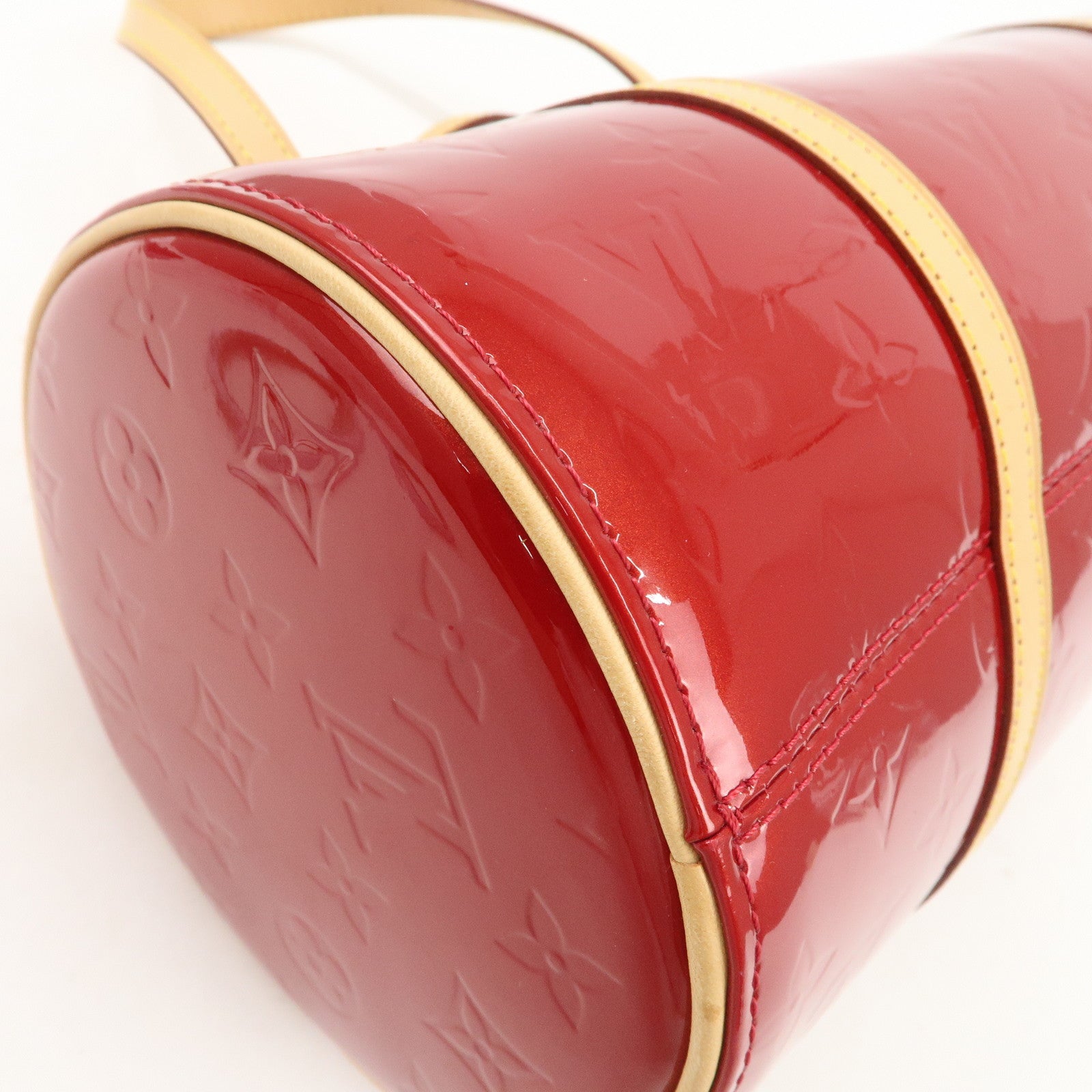 Louis Vuitton Monogram Vernis Bedford Hand Bag Pomme d'Amour M91986