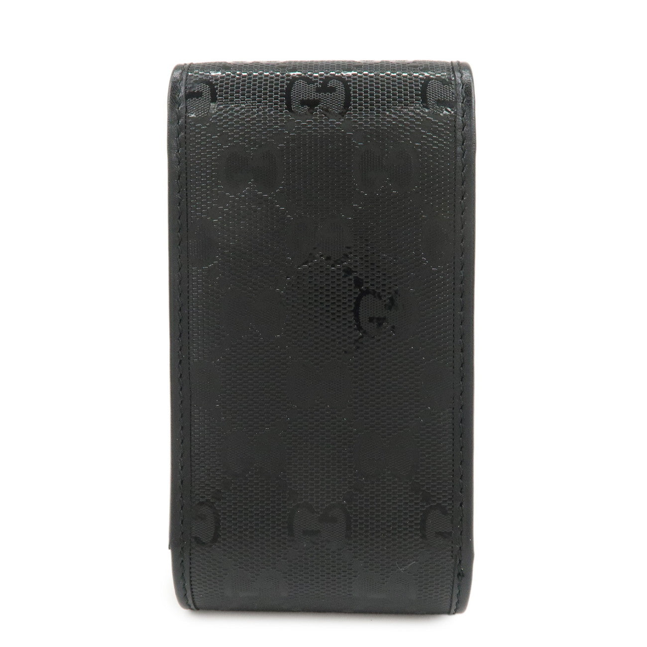 GUCCI GG Imprime Cigarette Case Cigarette Holder Black 181716