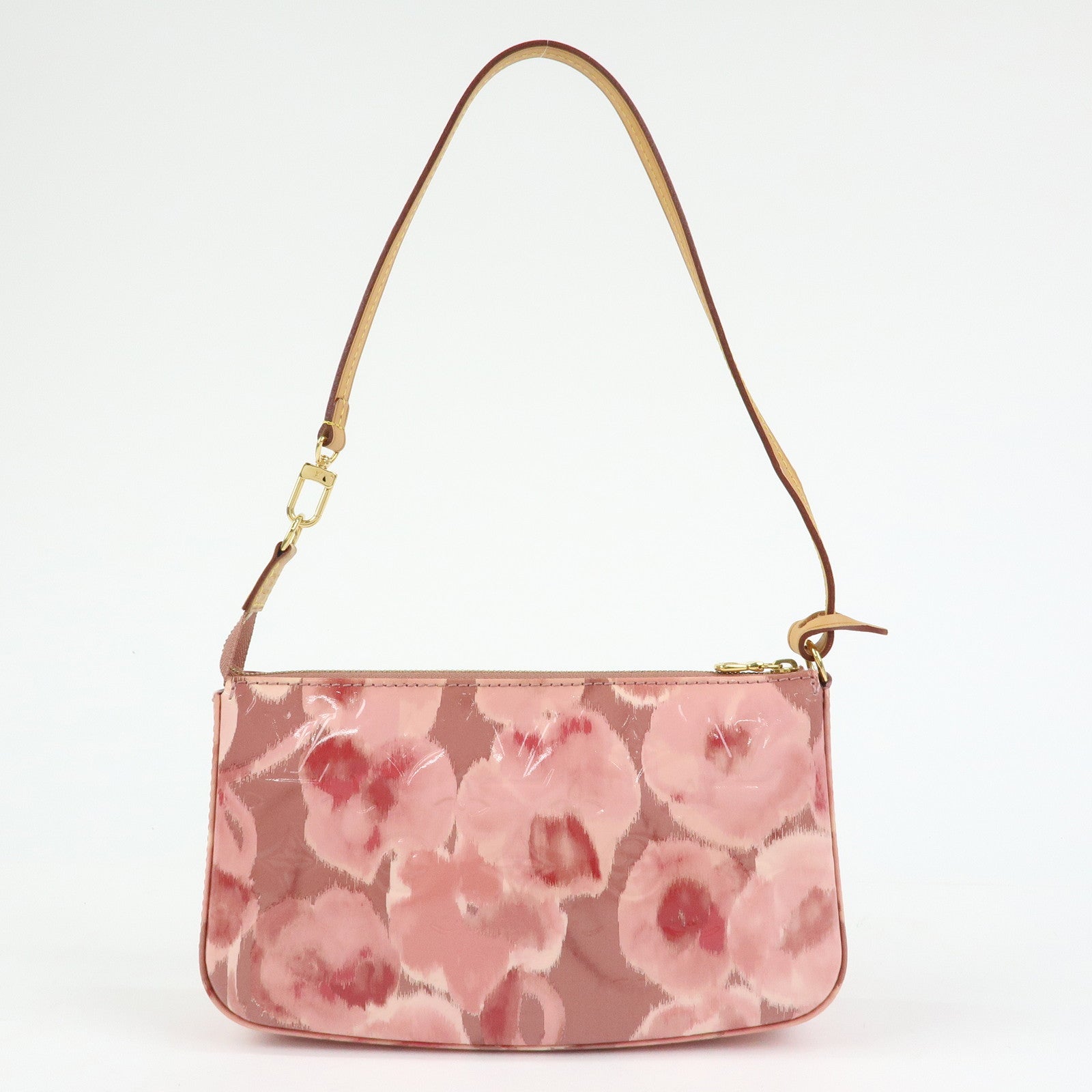 Louis Vuitton Vernis Archipel Ikat Flower Shoulder Bag Pink M90043