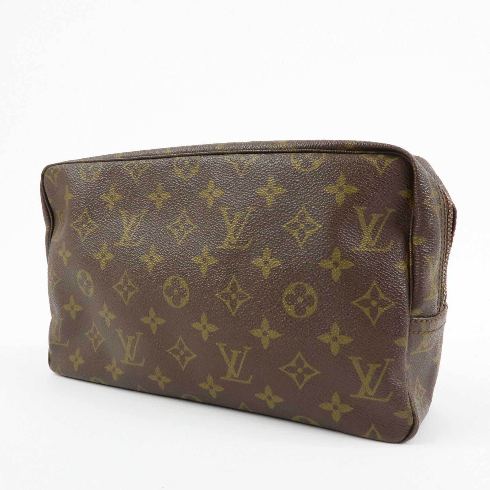 Louis Vuitton Monogram Trousse Toilette 28 Pouch Brown M47522