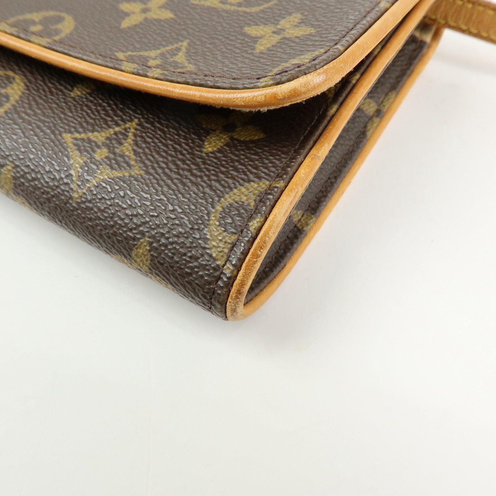 Louis Vuitton Monogram Pochette Twin GM 2Way Bag Brown M51852