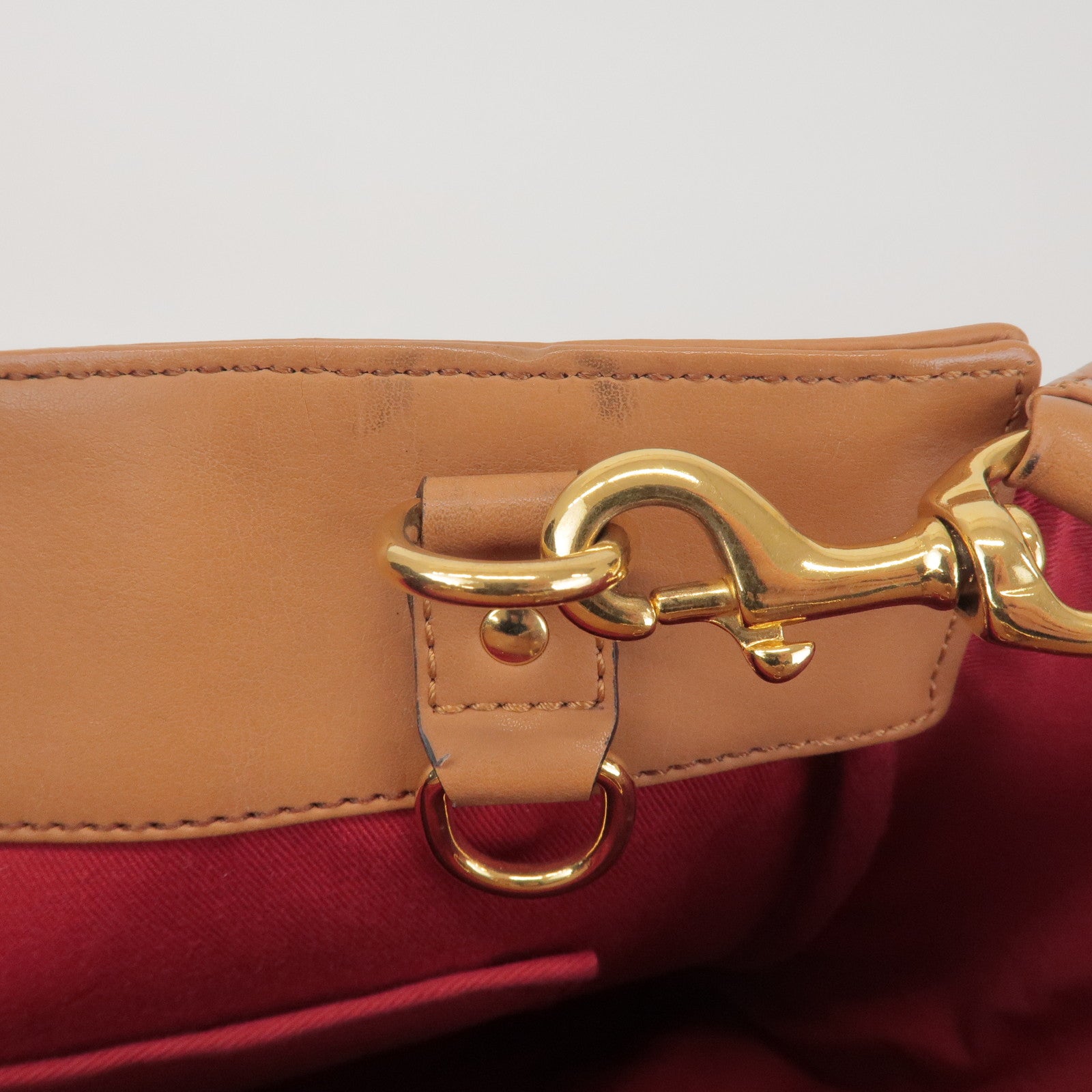 Chloe Eden Leather Tote Bag Shoulder Bag Hand Bag Brown