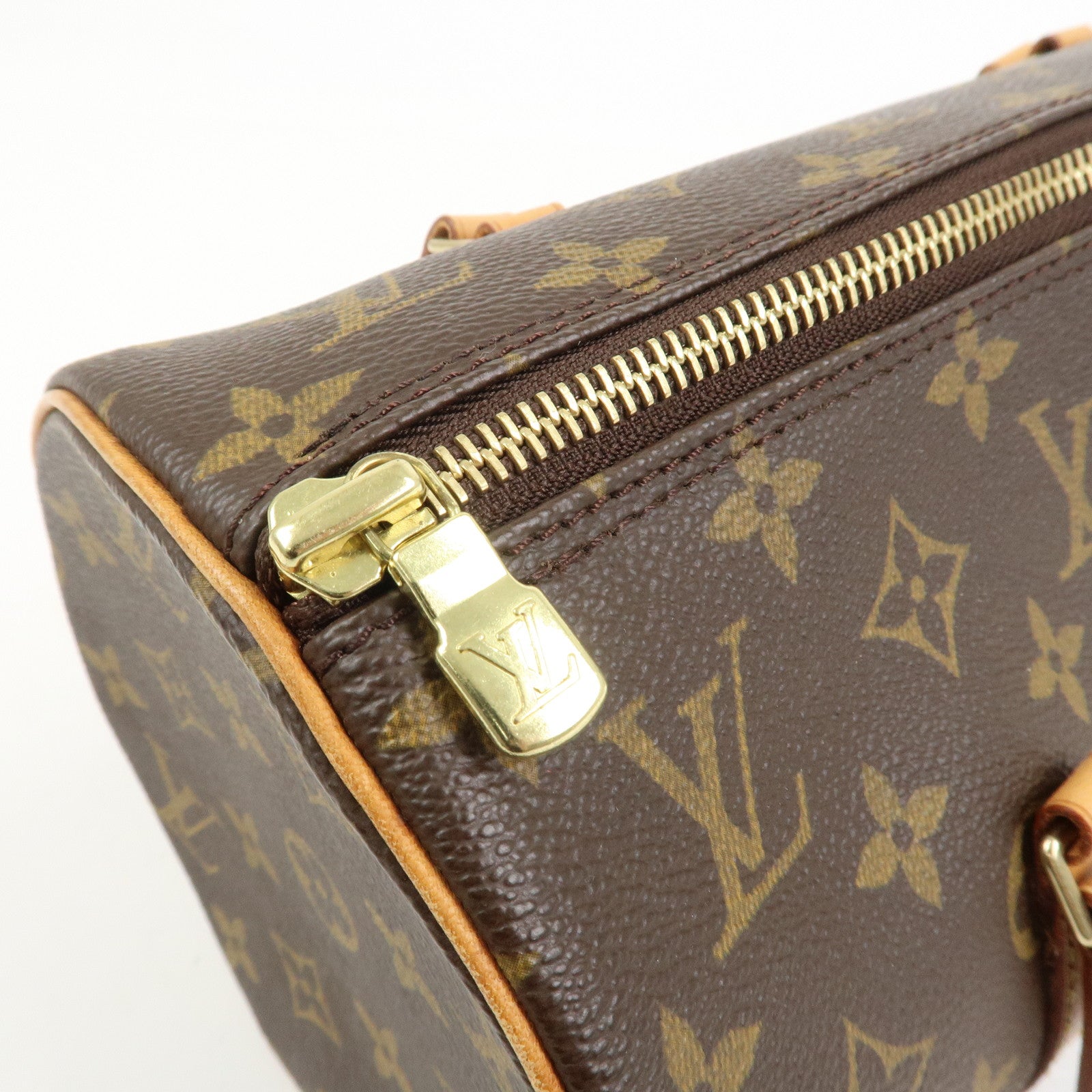 Louis Vuitton Monogram Papillon 30 Hand Bag New Style Brown M51385