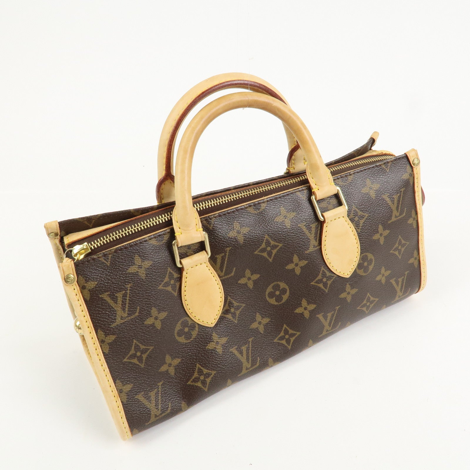 Louis Vuitton Monogram Popincourt Hand Bag Brown M40009