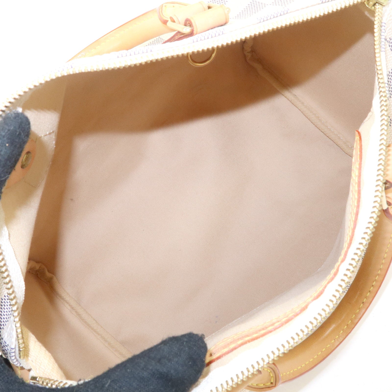 Louis Vuitton Damier Azur Speedy 30 Hand Bag Boston Bag N41533 Used