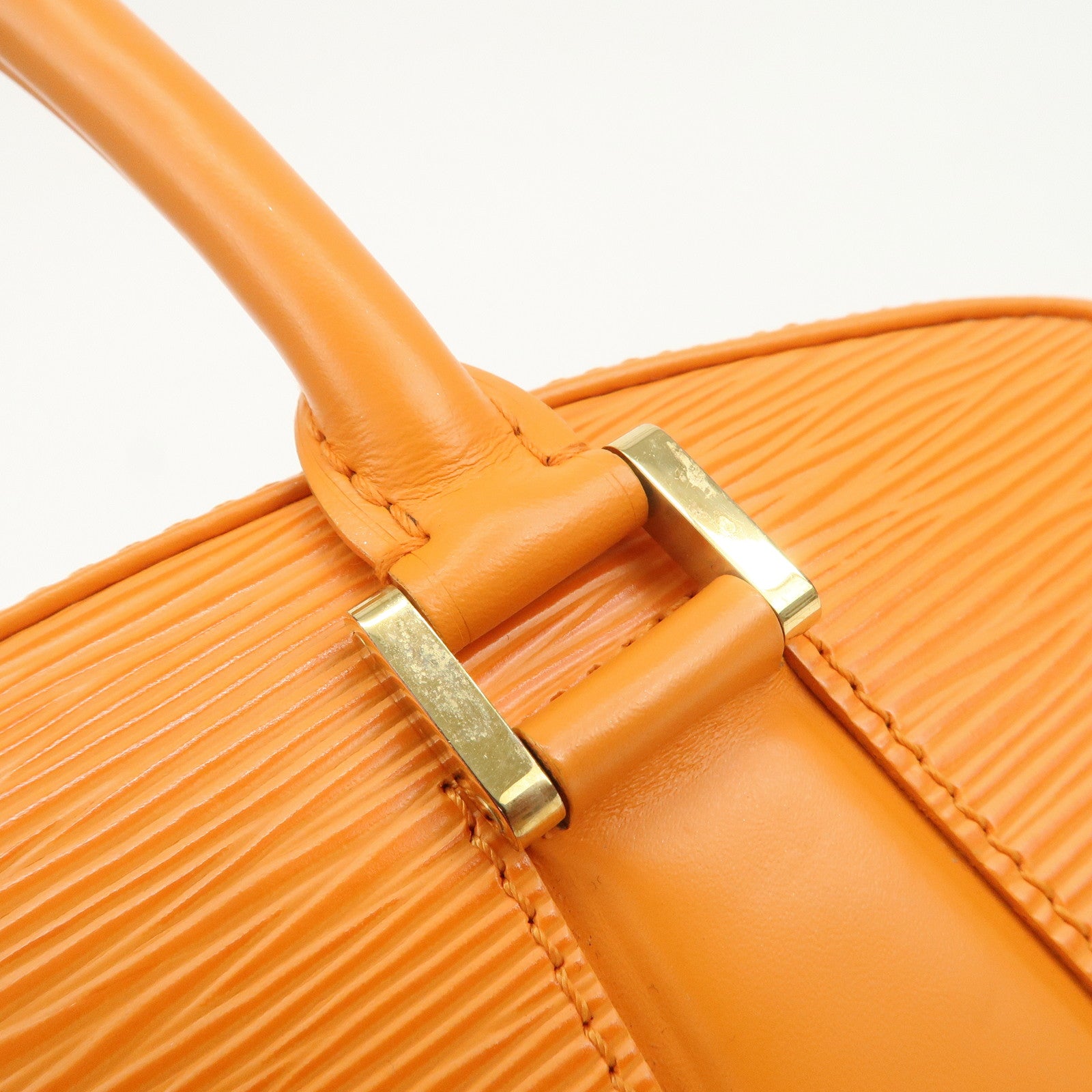 Louis Vuitton Epi Leather Jasmine Hand Bag Mandarin M5208H