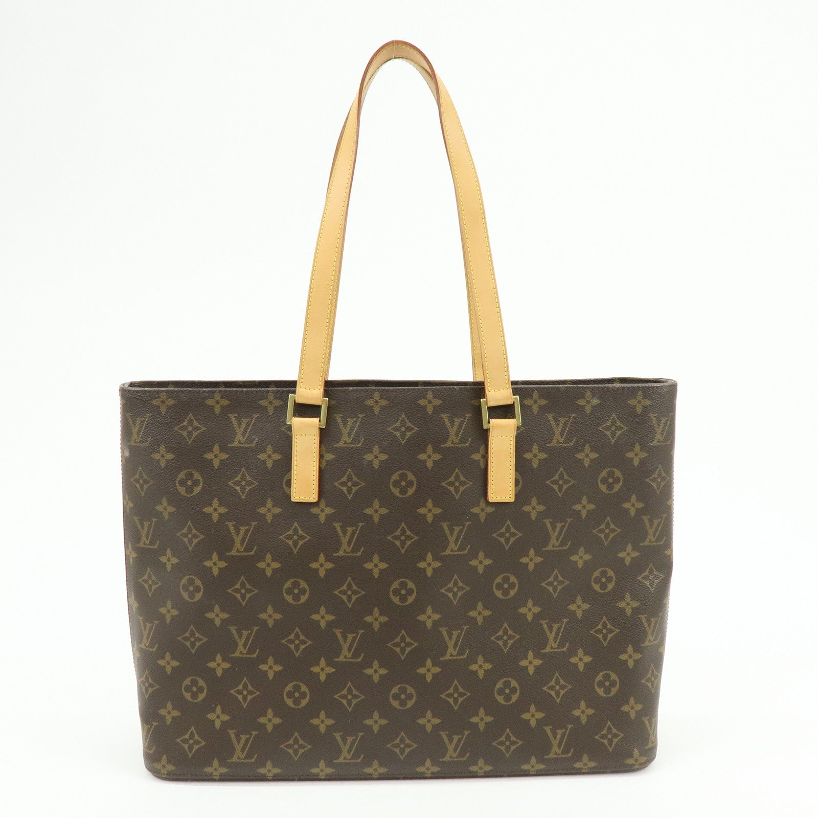 Louis Vuitton Monogram Luco Tote Bag Shoulder Bag Brown M51155