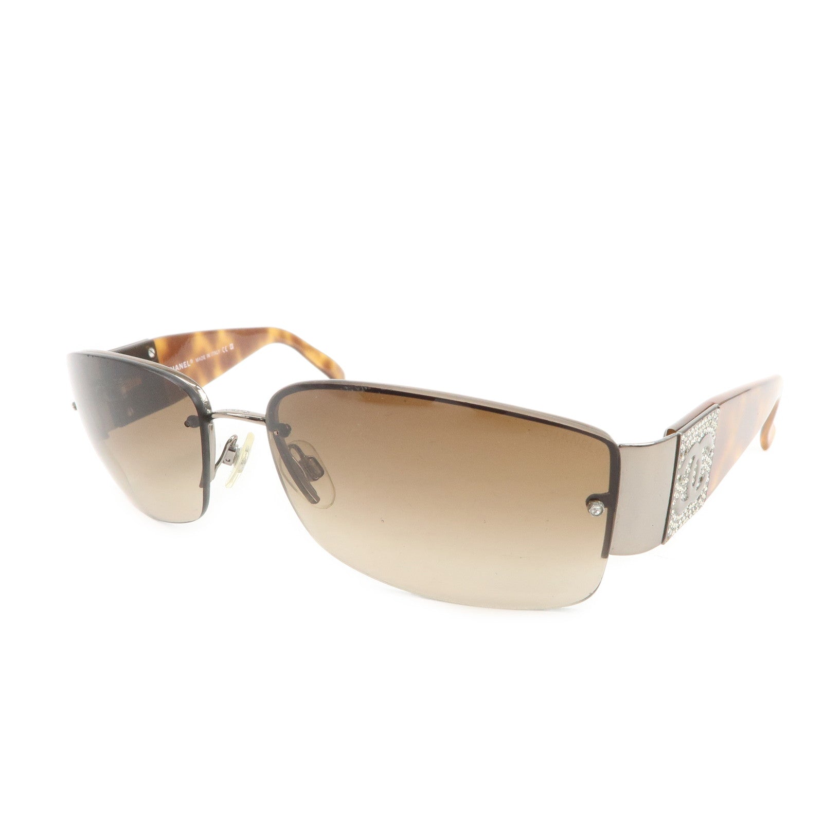 CHANEL Plastic Sunglasses 4117-B c.275/13 62□16 125 Brown