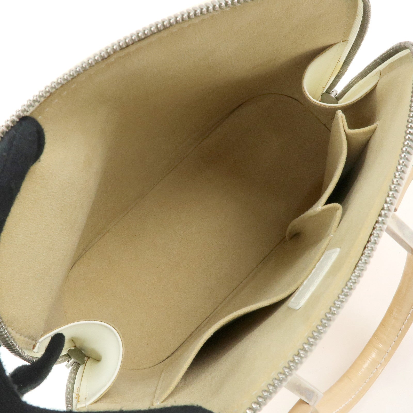 Louis Vuitton Alma MM Graffiti Leather Hand Bag Beige White M92180
