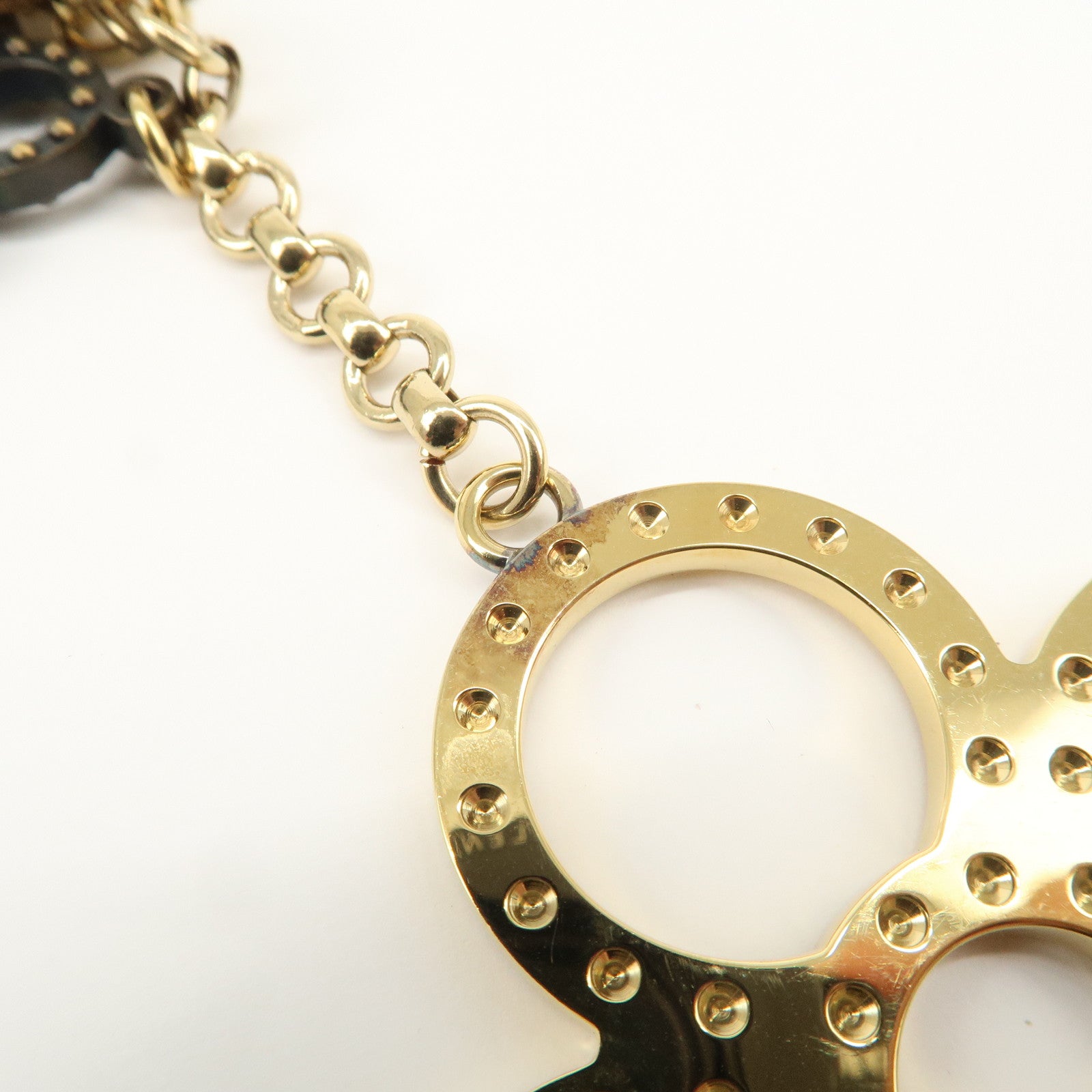 Louis Vuitton Monogram Bijoux Sac Tapage Bag Charm Gold M66350