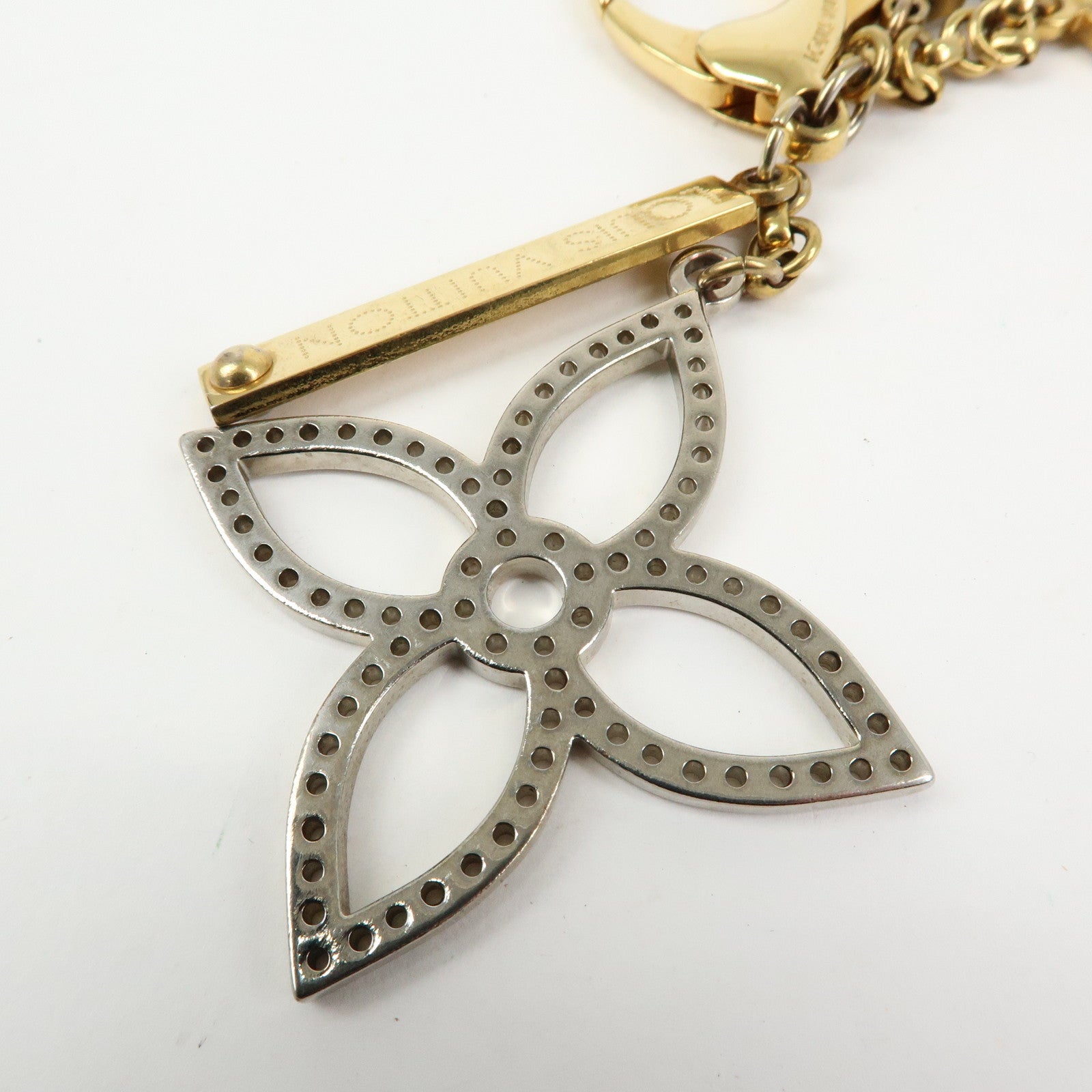Louis Vuitton Bijoux Sac Tapage Metal Bag Charm Gold Silver M65090