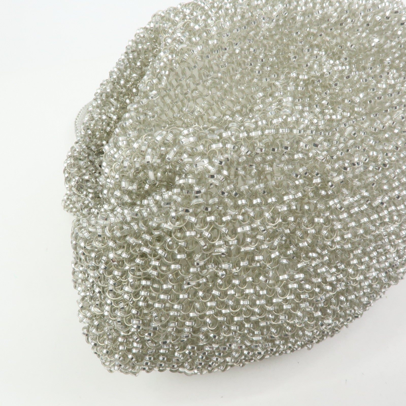 ANTEPRIMA PVC Wire Bag Hand Bag Shoulder Bag Mini Bag Charm Silver