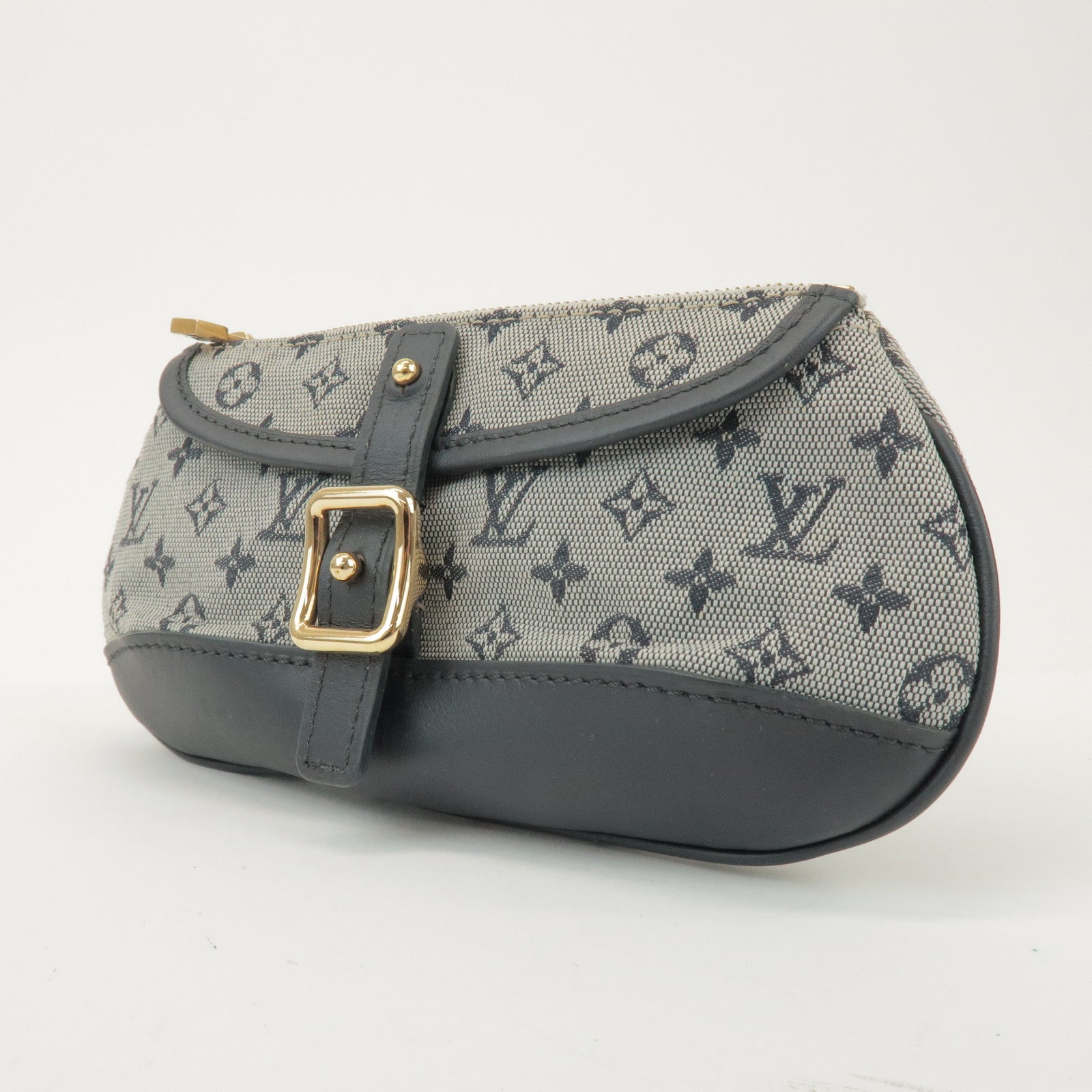 Louis Vuitton Monogram Mini Anne Sophi Cosmetic Pouch Blue M92695