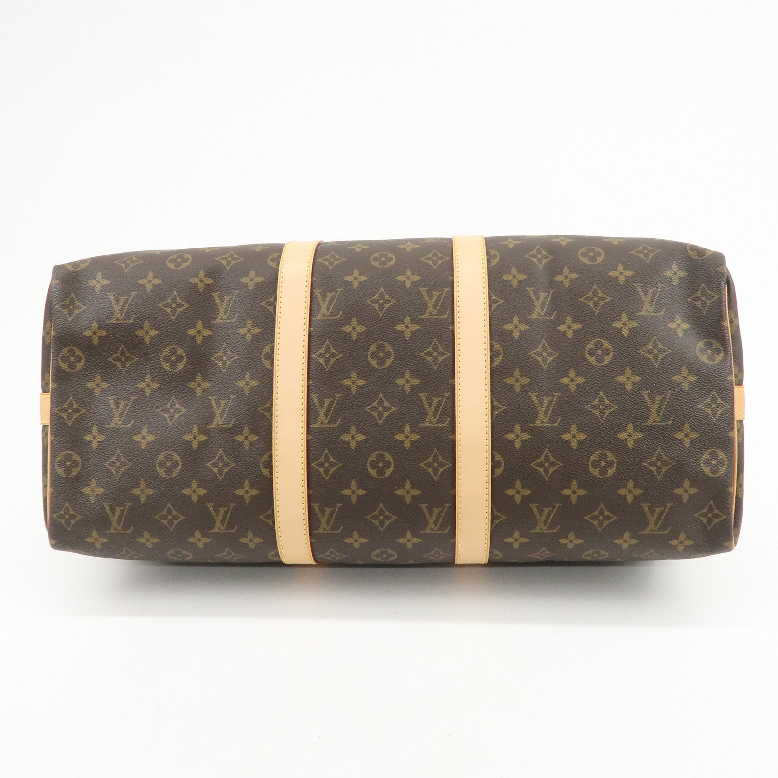 Louis Vuitton Monogram Keep All Bandouliere 50 Boston Bag M41416