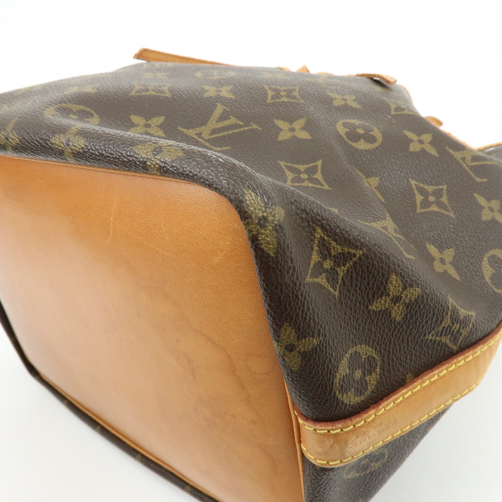 Louis Vuitton Monogram Petit Noe Shoulder Bag Brown M42226